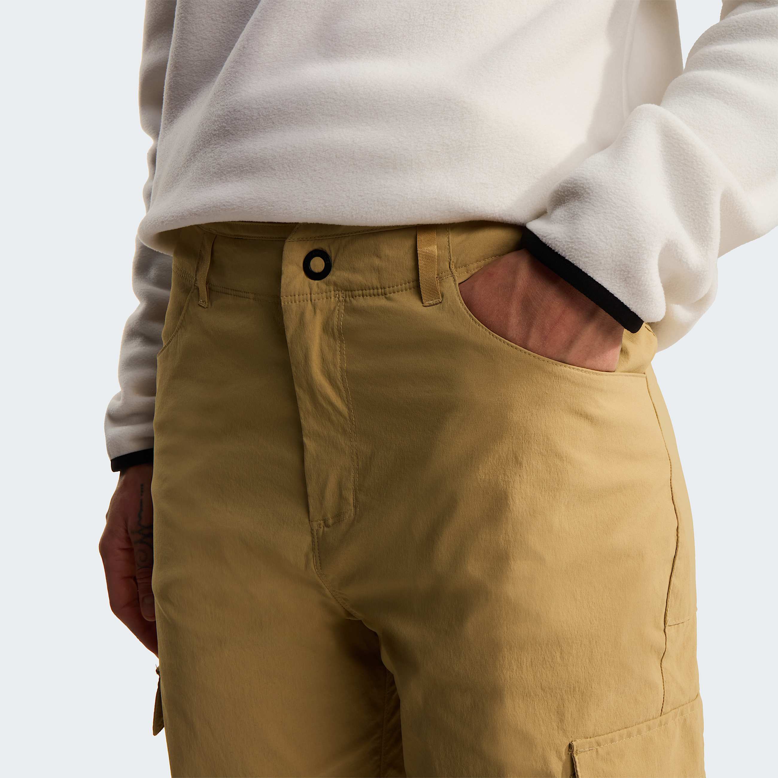 Womens Exploration Cargo Trousers TNF Khaki Stone ALT5