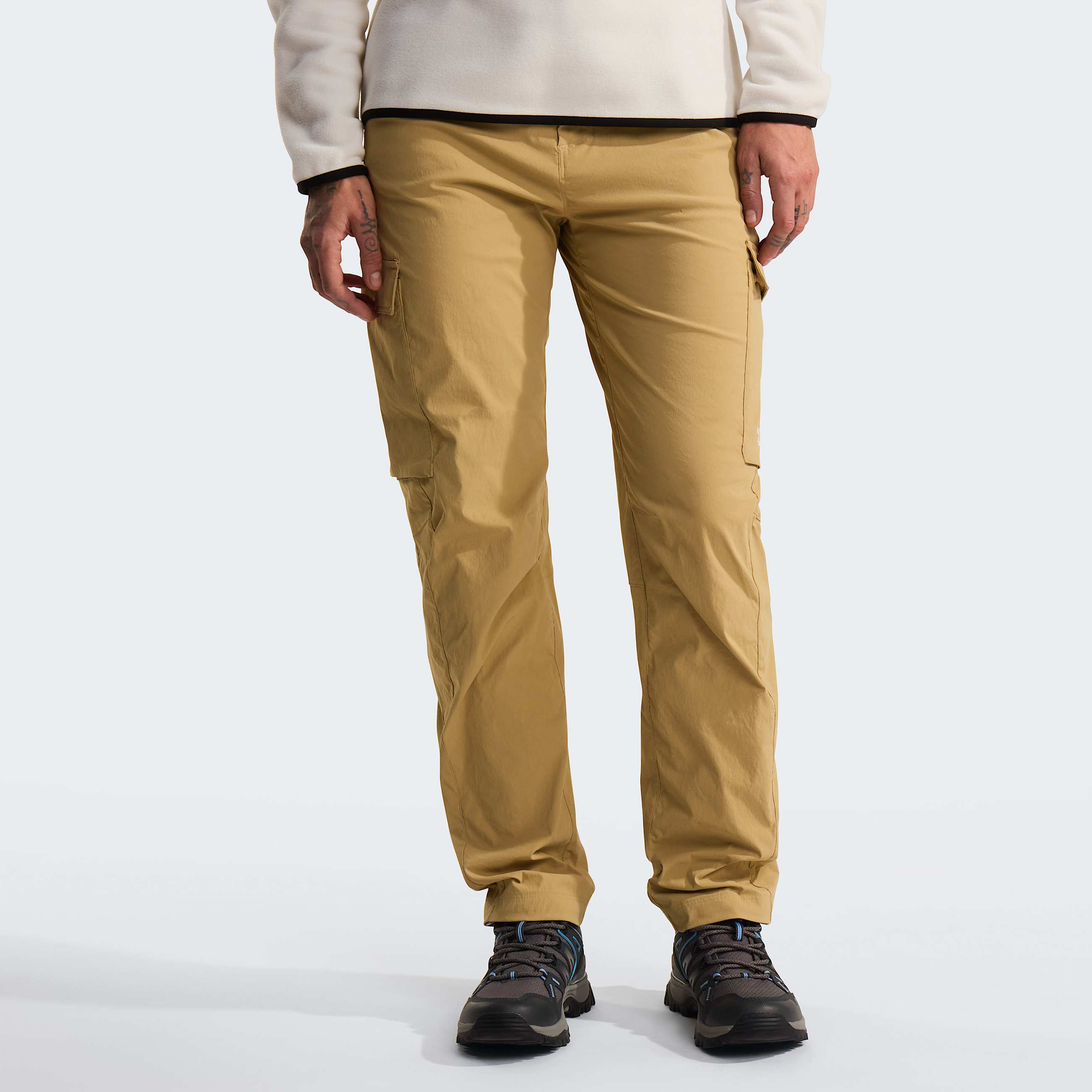 Womens Exploration Cargo Trousers TNF Khaki Stone HERO
