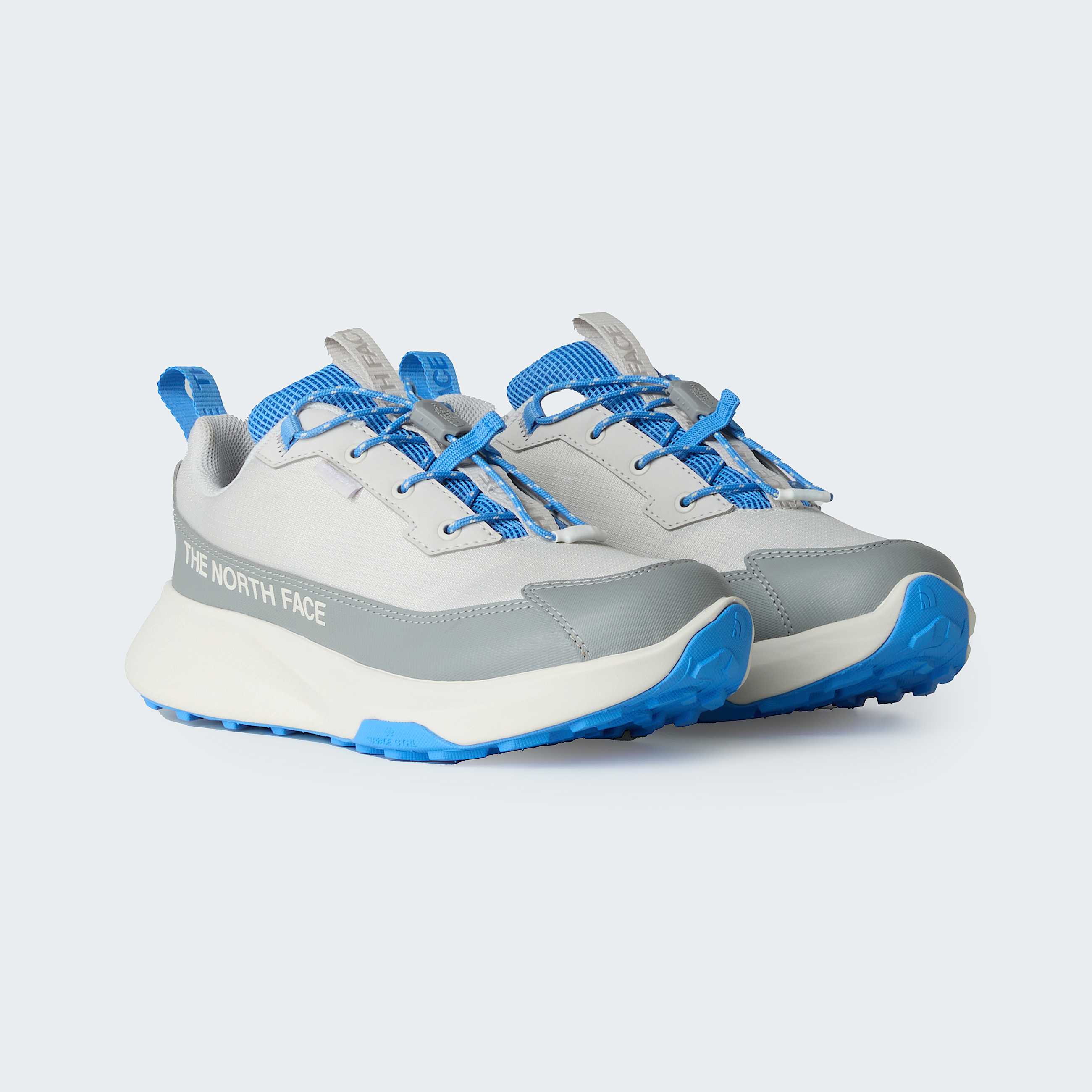 Teens Fastpack II Waterproof Hiking Shoes TNF Glacier GrayMarina Blue ALT8
