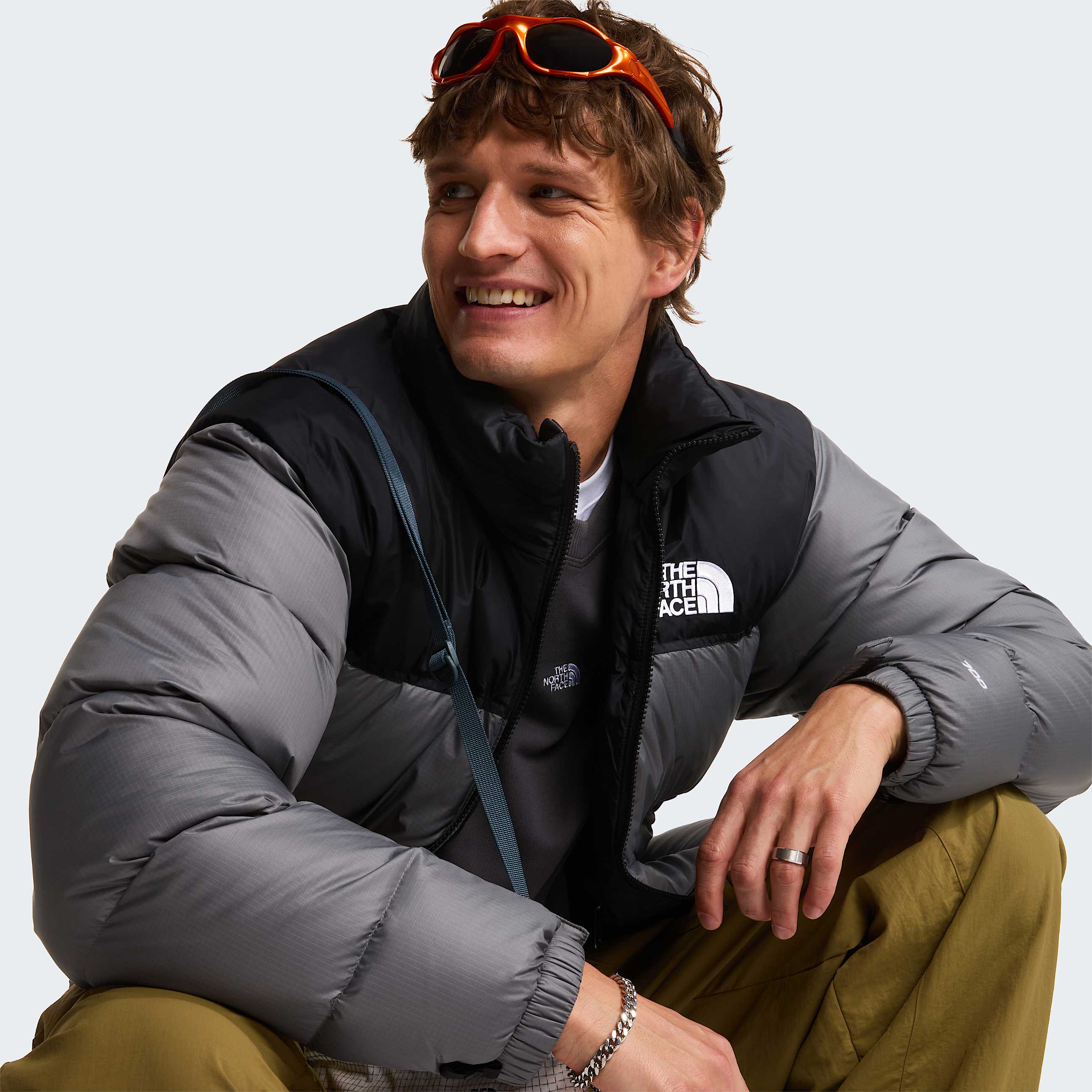 1996 Retro Nuptsejas voor heren TNF Smoked PearlTNF Black ALT11