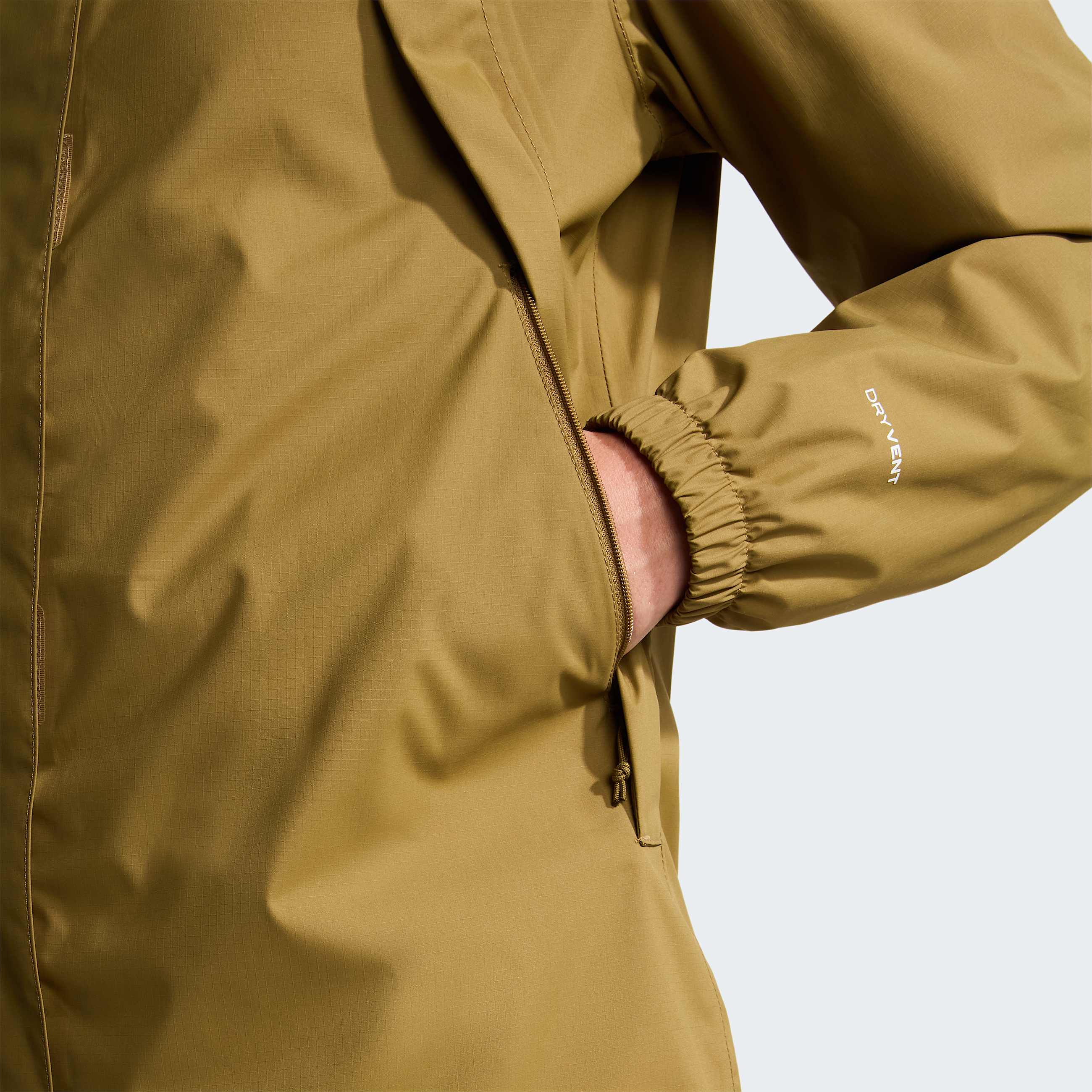 Womens Antora Rain Jacket TNF CedarNew Taupe Green ALT6