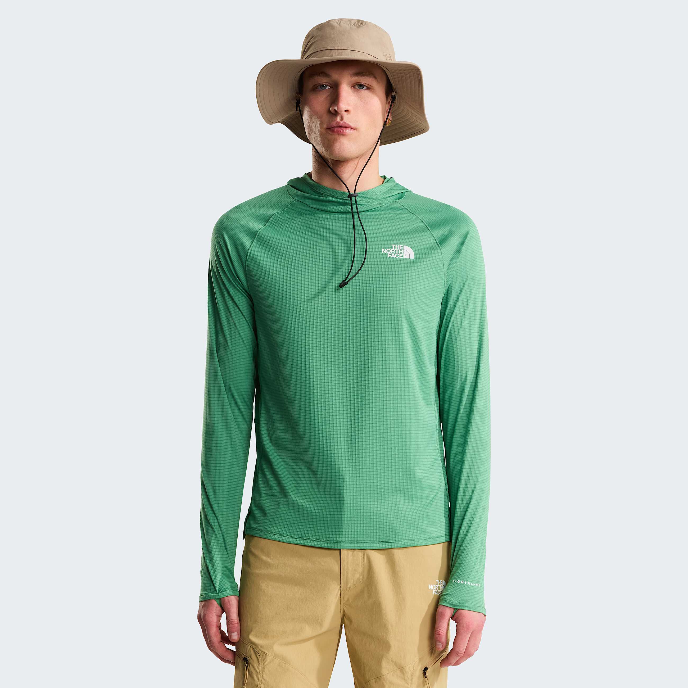 Mens Sunriser Hoodie TNF Dimmed Algae HERO