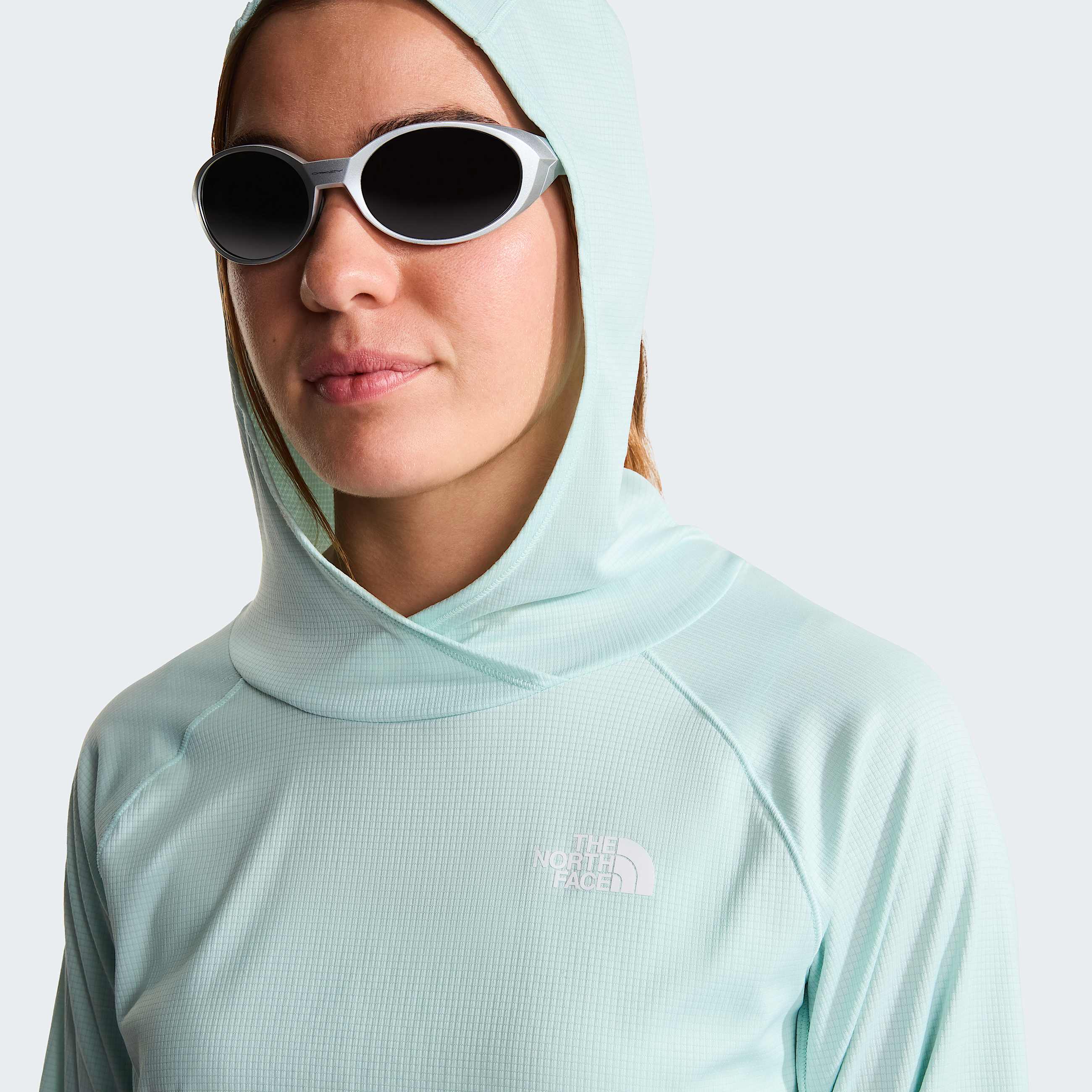 Sunriserhoodie voor dames TNF Opal Frost ALT4