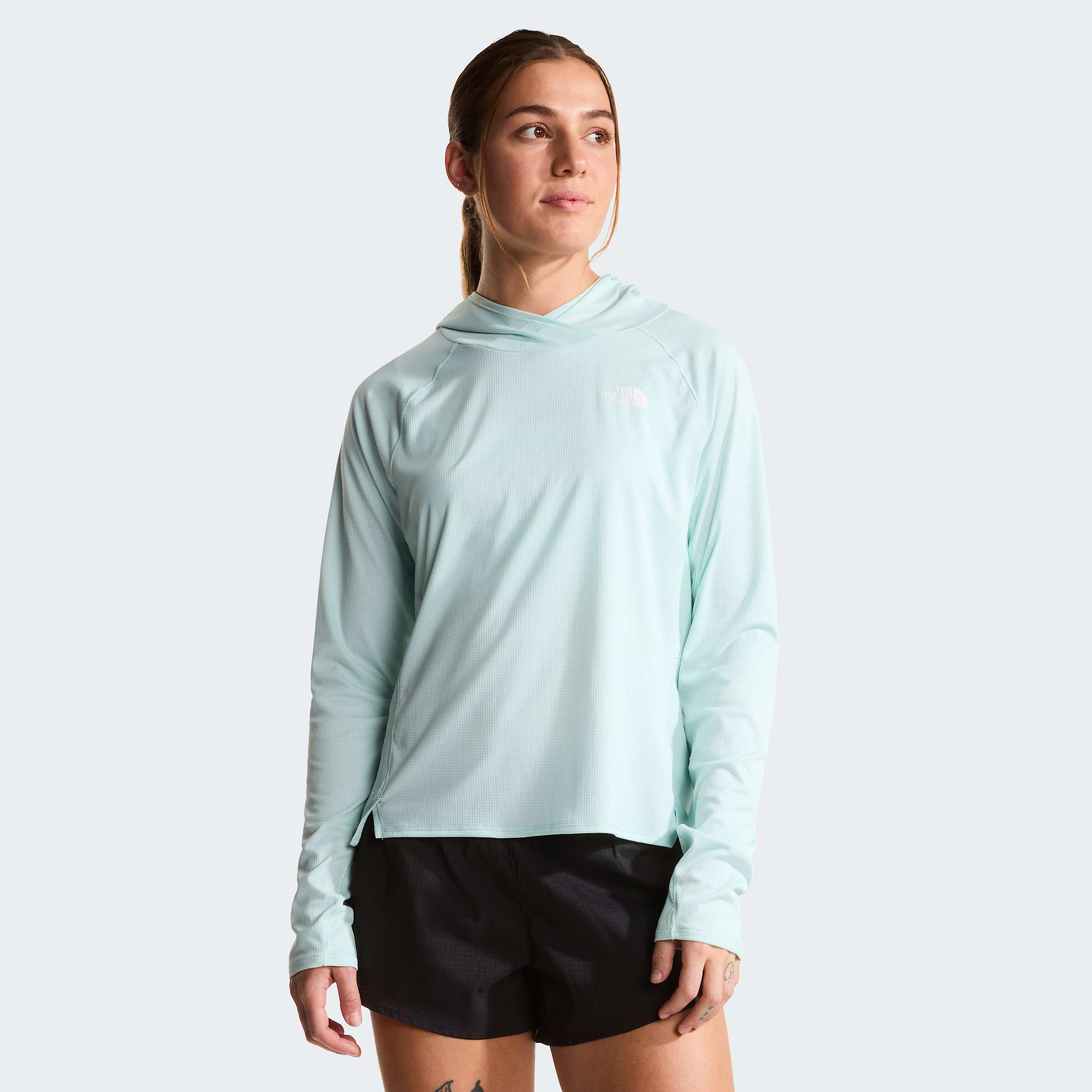Sunriserhoodie voor dames TNF Opal Frost HERO