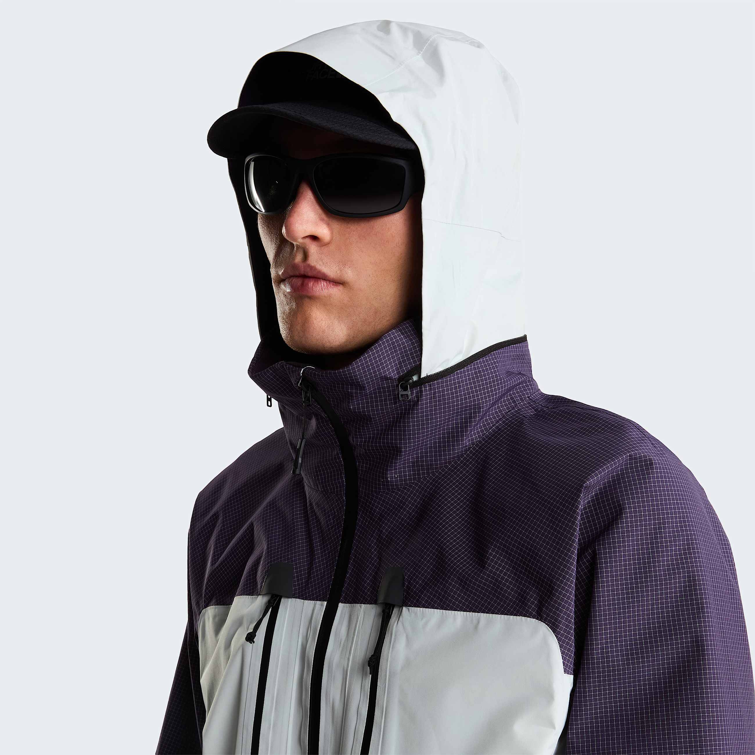 Mens Hike Devils Thumb GORETEX Jacket TNF Pearl StoneEndless Dusk ALT5