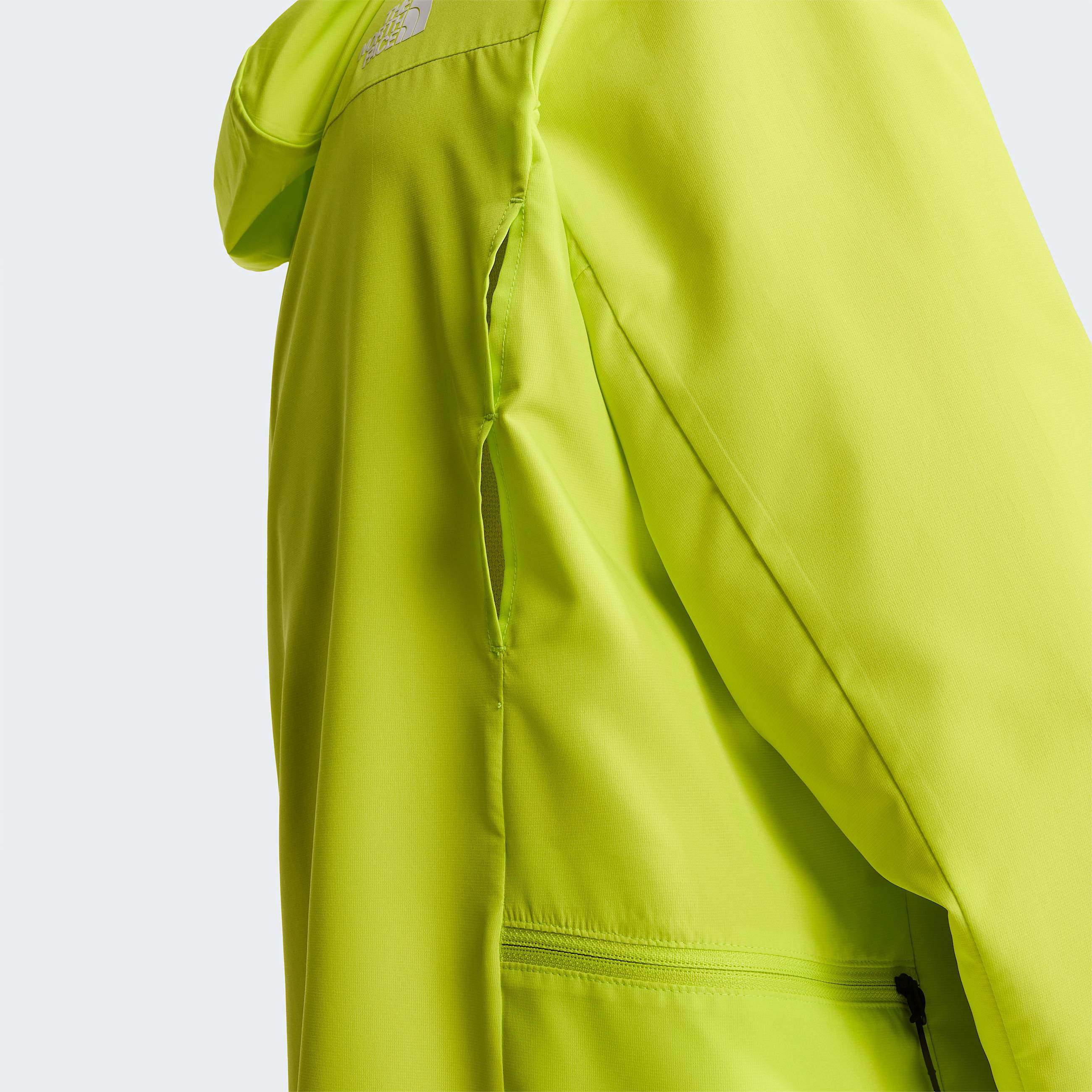 Mens Fontanales Wind Jacket TNF Fizz Lime ALT8