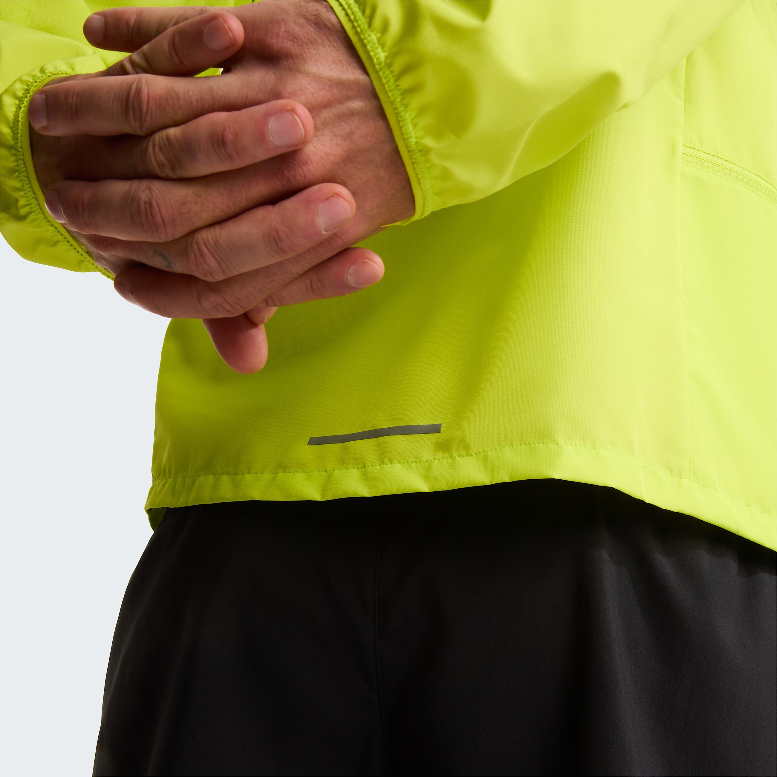 Mens Fontanales Wind Jacket TNF Fizz Lime ALT9