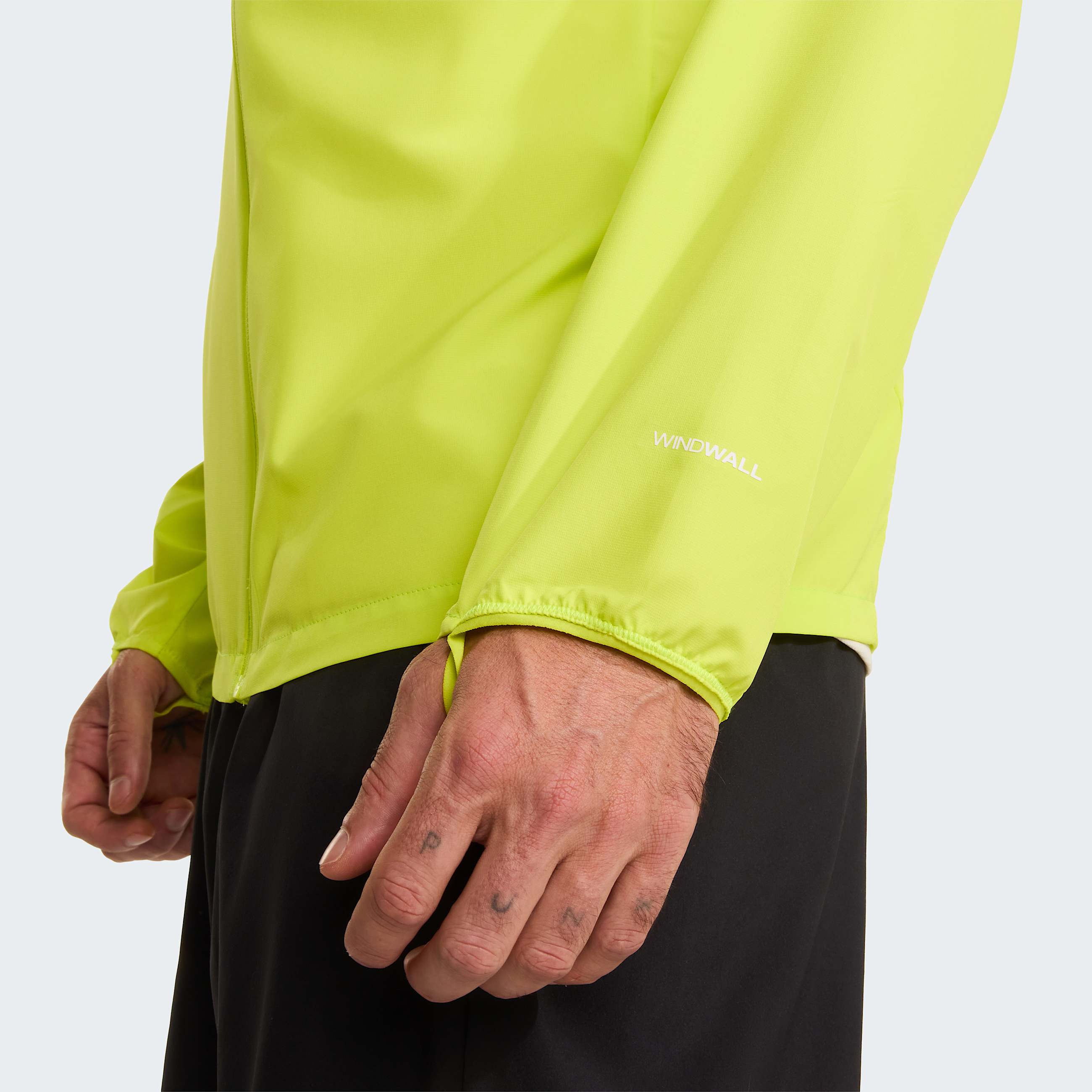 Mens Fontanales Wind Jacket TNF Fizz Lime ALT10