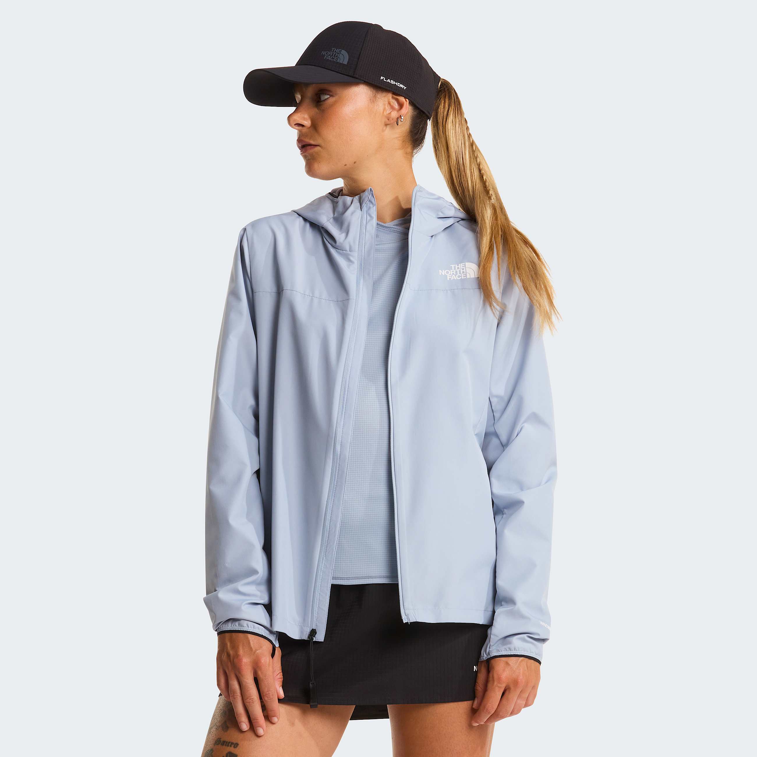 Womens Fontanales Wind Jacket TNF ALT4