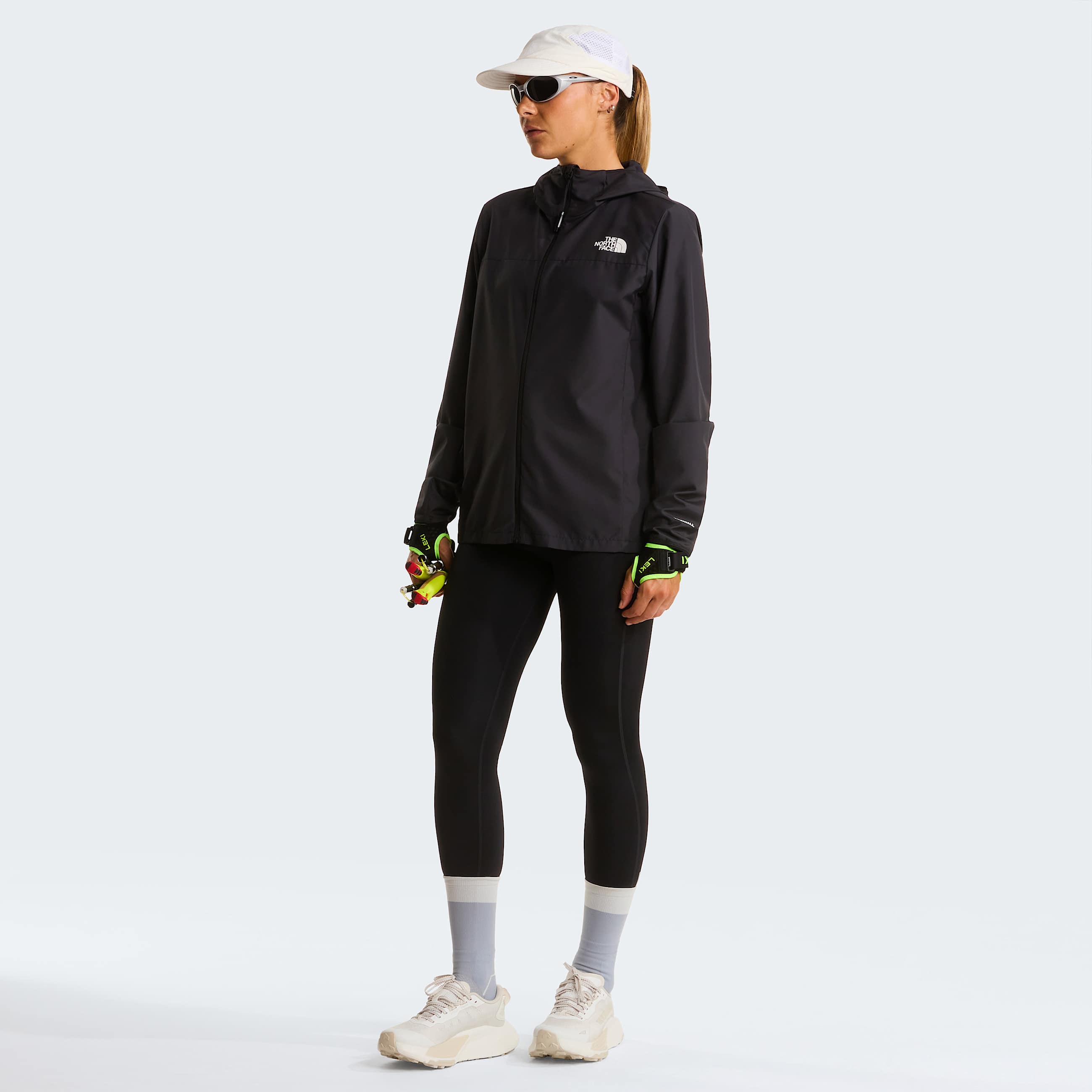 Womens Fontanales Wind Jacket TNF TNF Black ALT1