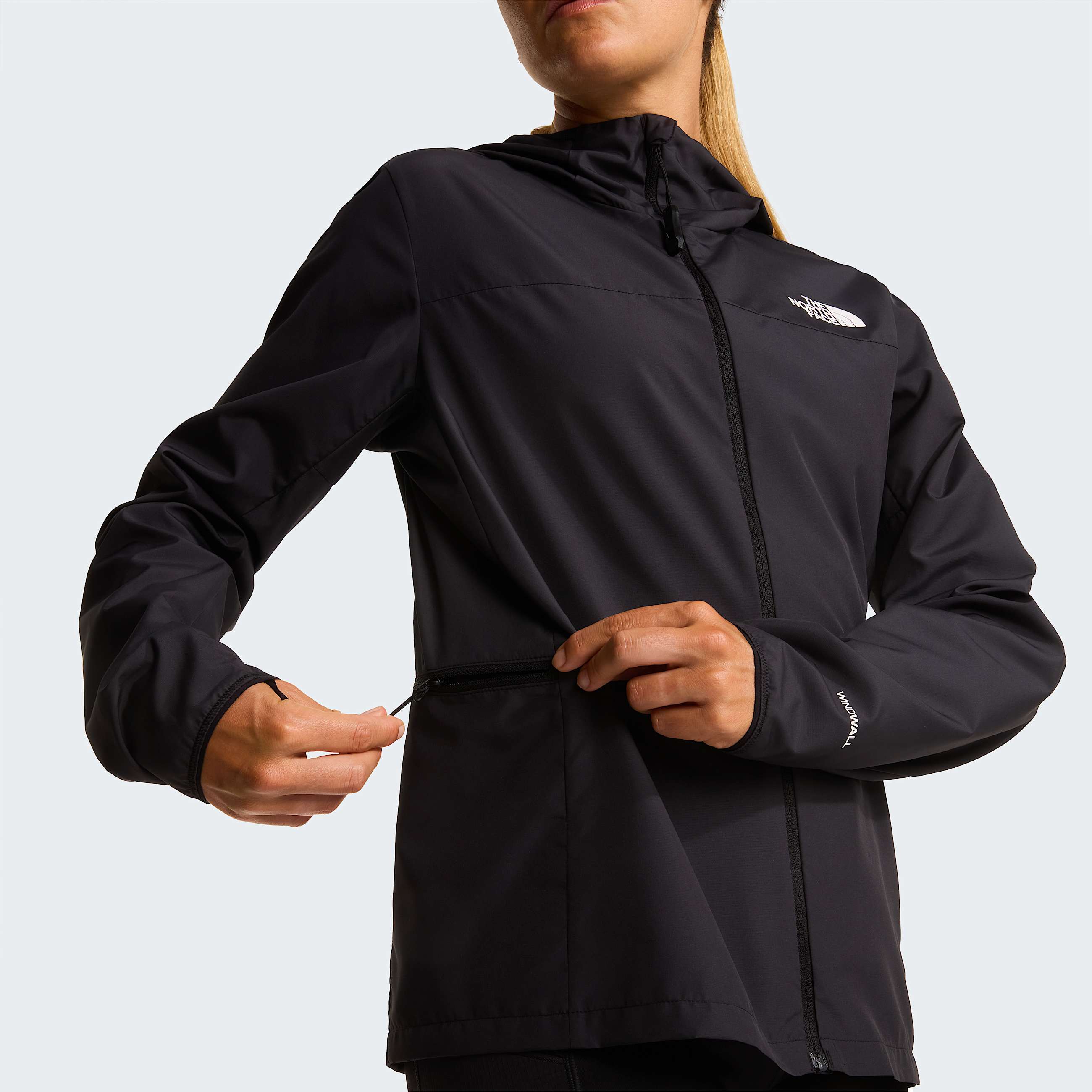 Womens Fontanales Wind Jacket TNF TNF Black ALT7