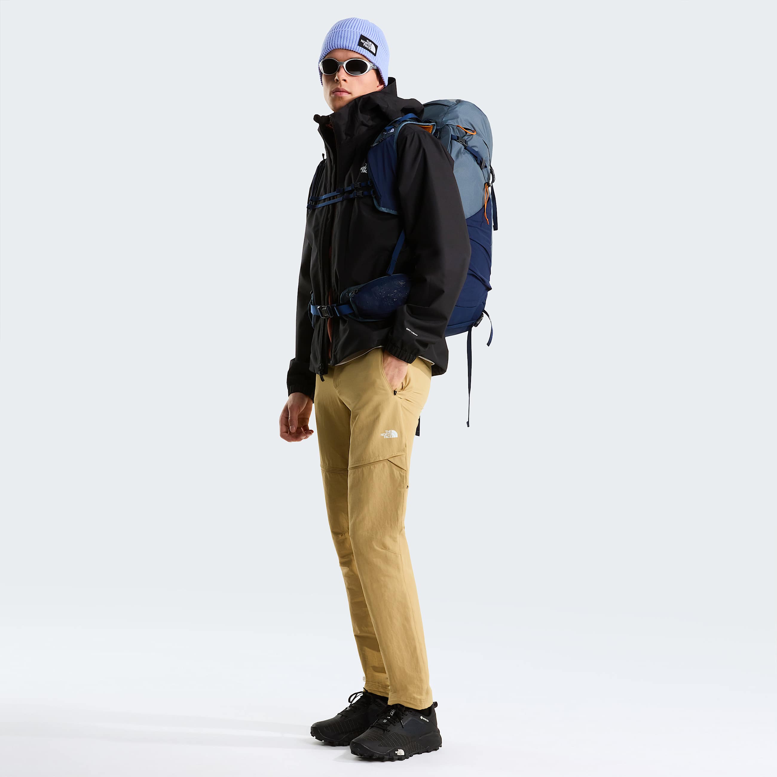 Mens Lightning Convertible Trousers TNF Khaki StoneNPF ALT1