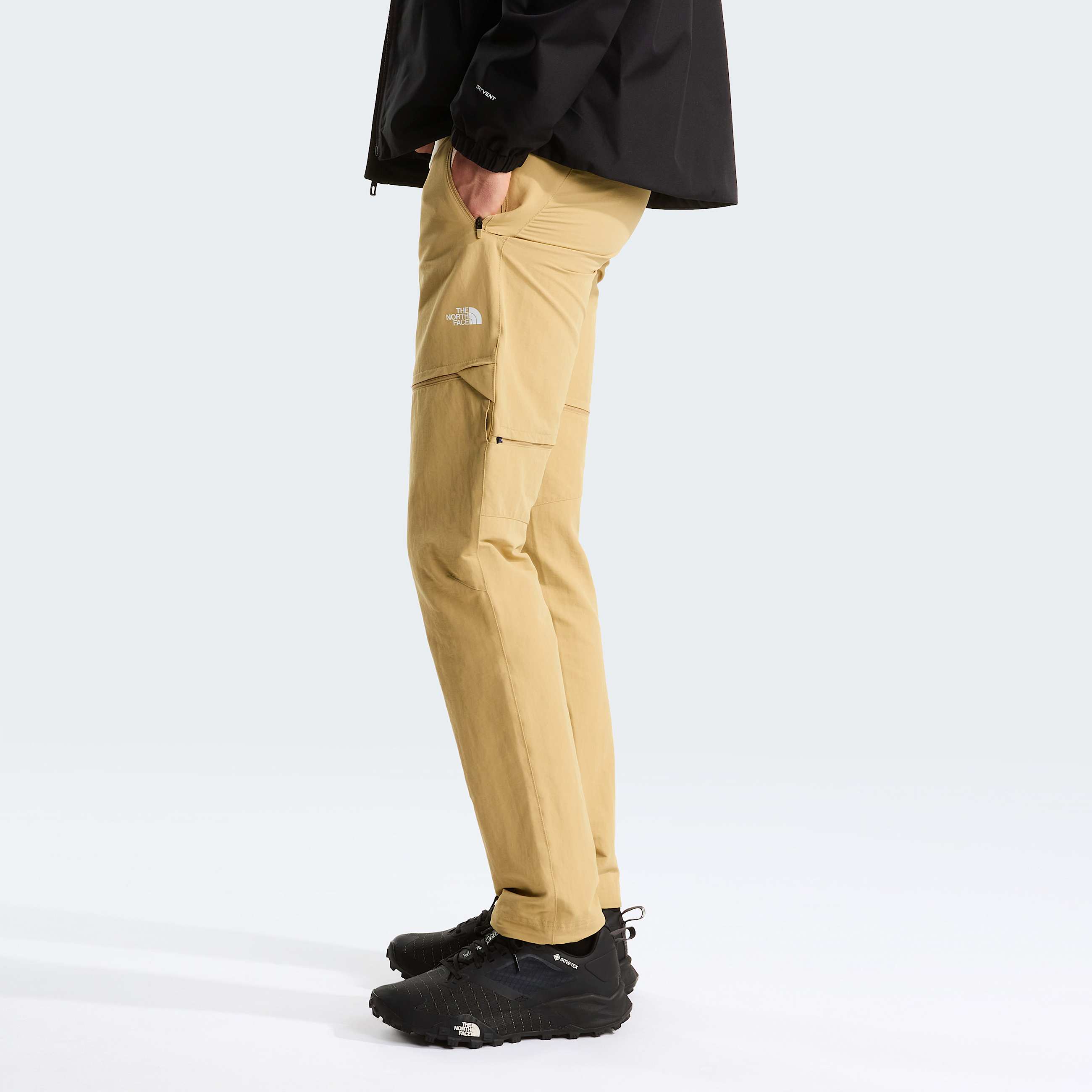Mens Lightning Convertible Trousers TNF Khaki StoneNPF ALT2