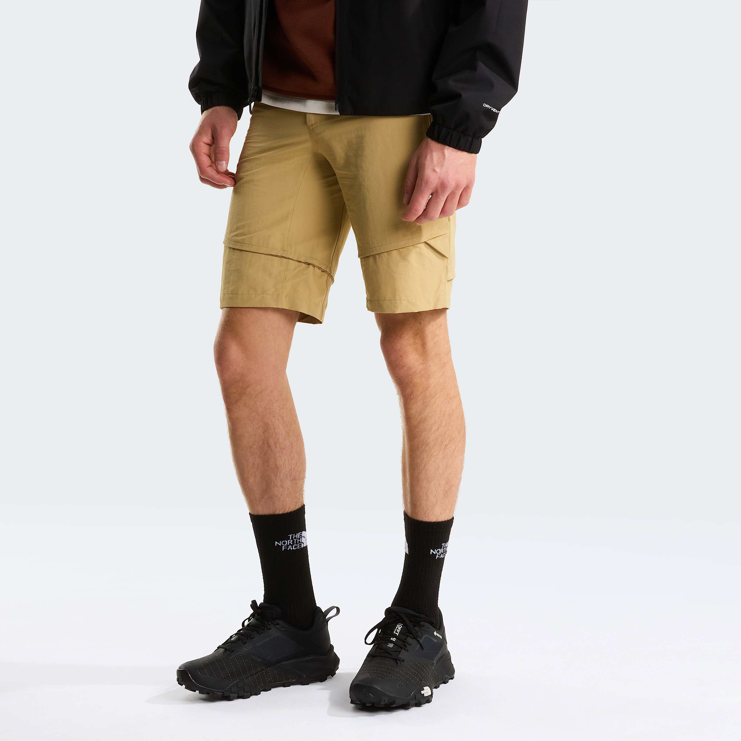 Mens Lightning Convertible Trousers TNF Khaki StoneNPF ALT8