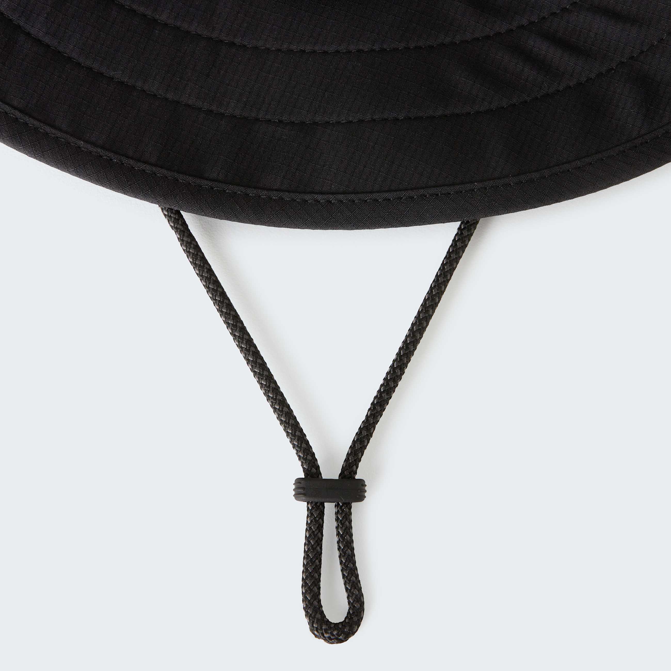 Kids Class V Brimmer Hat TNF TNF Black Logo Weather Topo Phantom Print ALT4