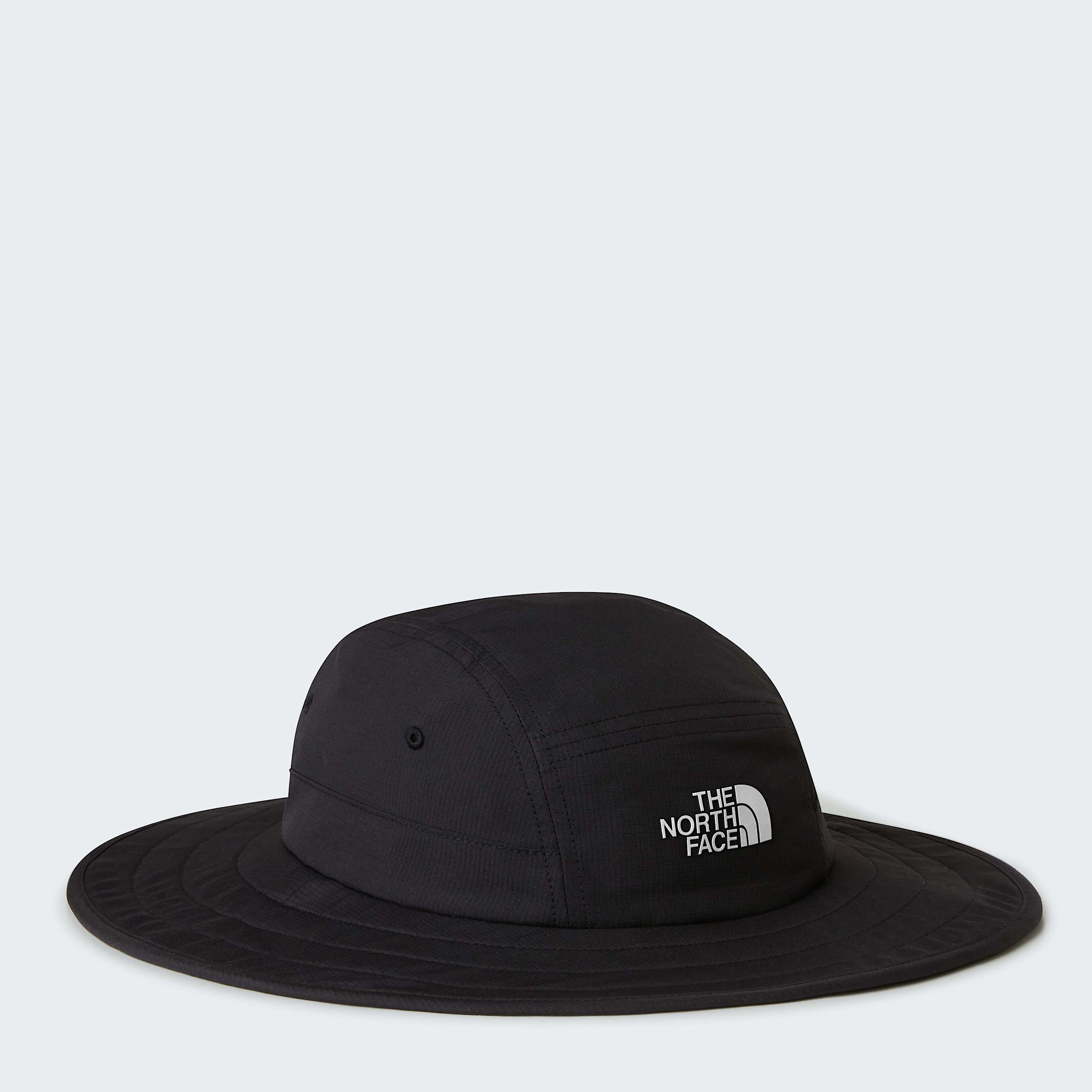 Kids Class V Brimmer Hat TNF TNF Black Logo Weather Topo Phantom Print HERO