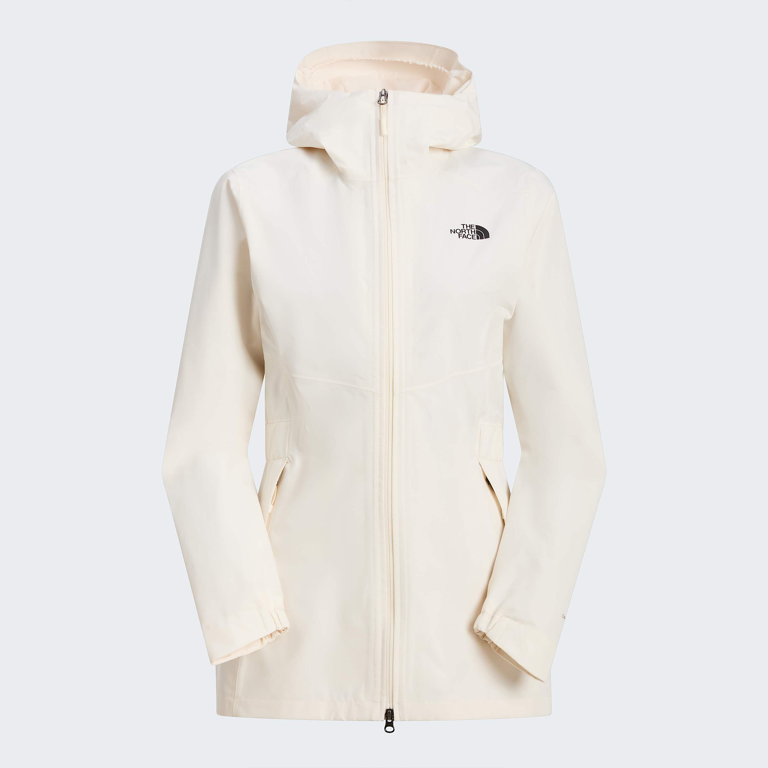 Womens Hikesteller Parka Shell Jacket TNF White Dune HERO