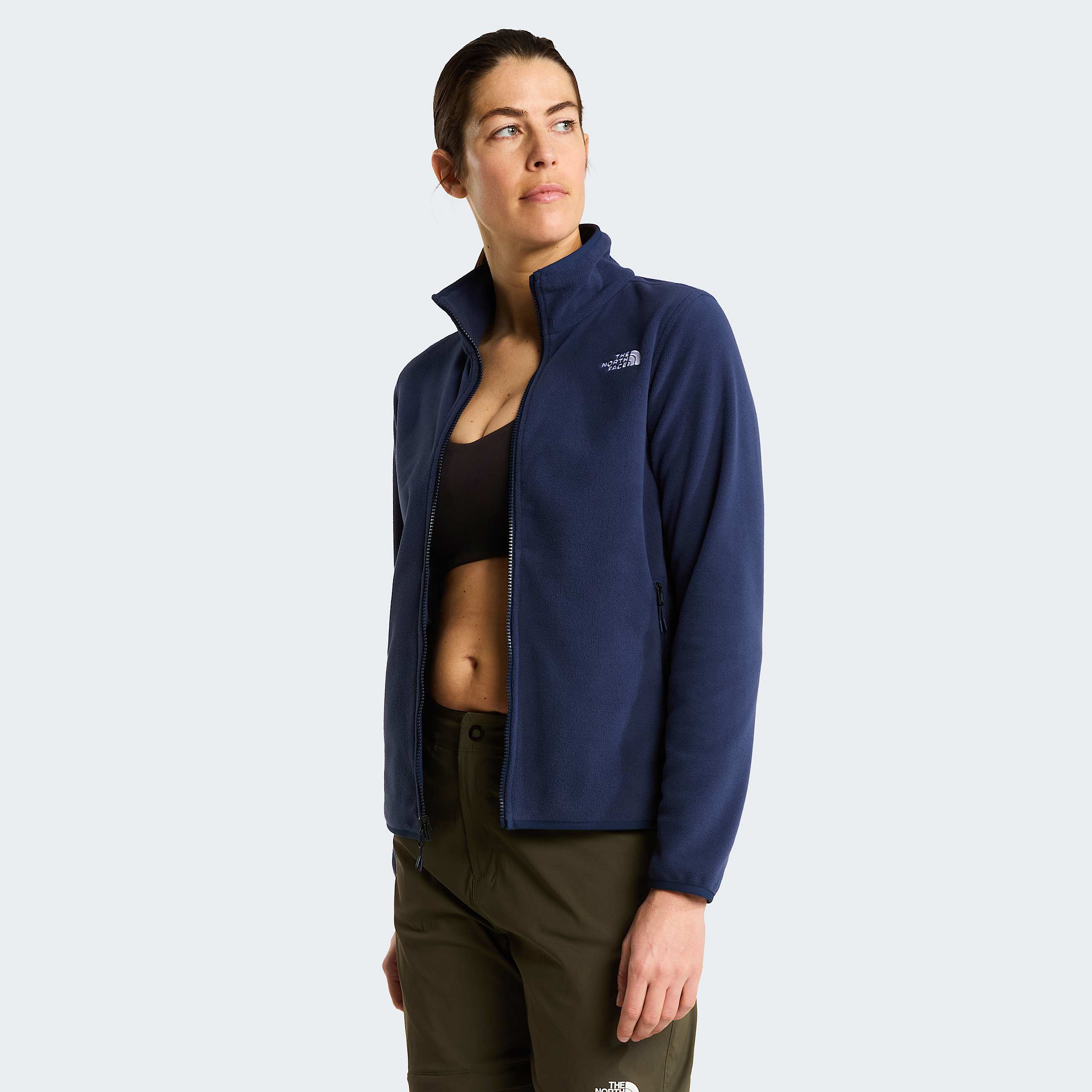 Glacierfleece voor dames TNF Summit Navy ALT4