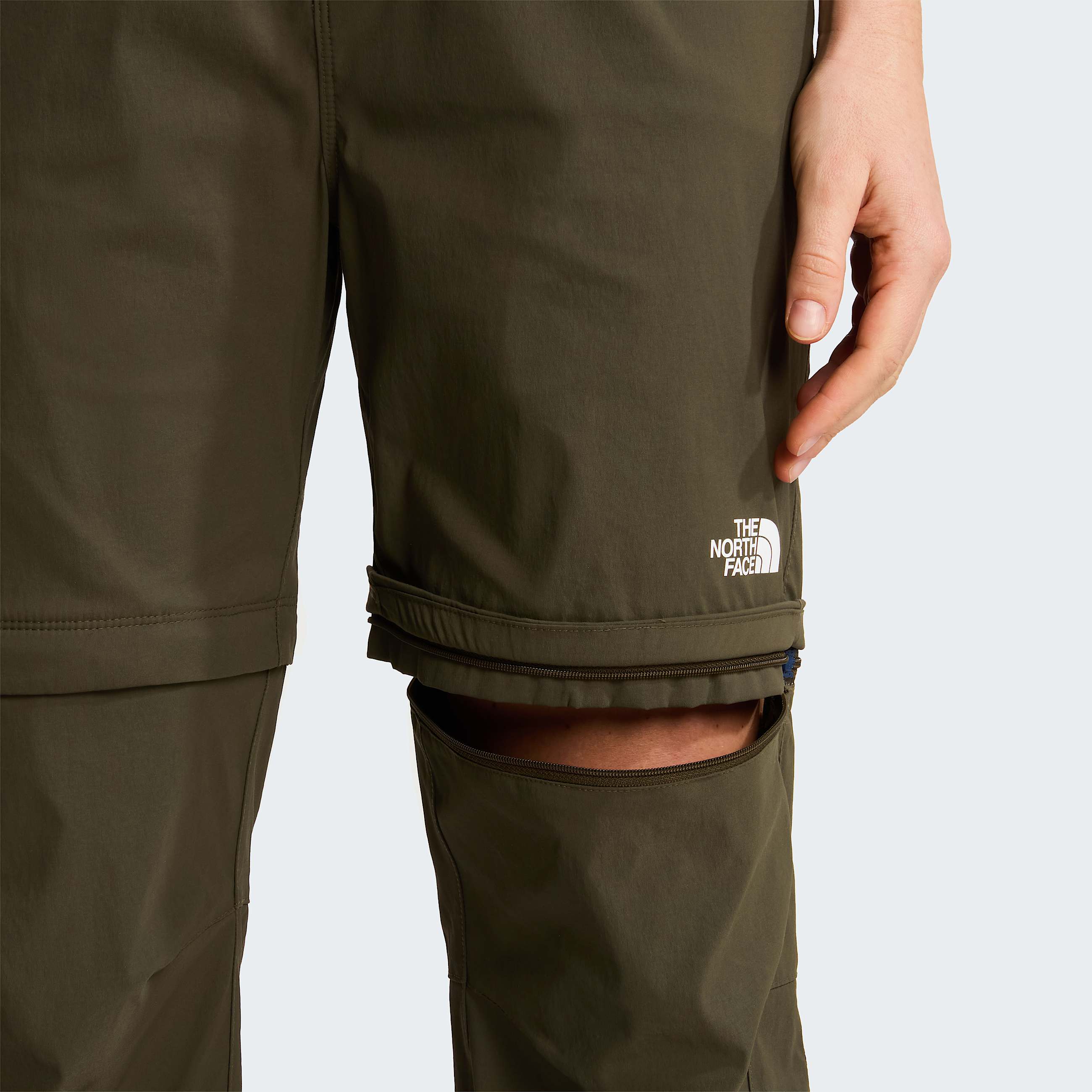 Womens Exploration Convertible Regular Straight Trousers TNF New Taupe Green ALT8