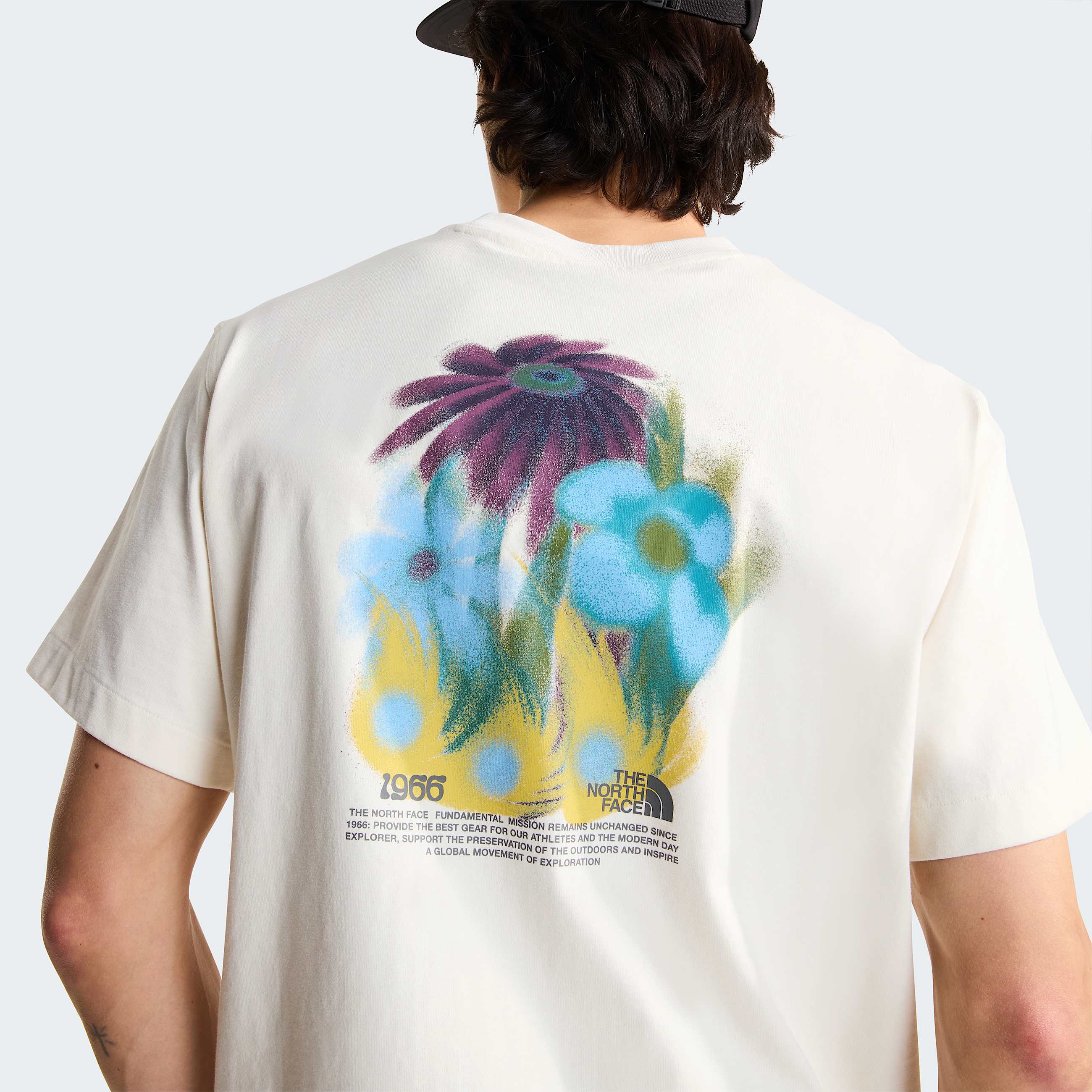 Mens 1966 Flora Relaxed Graphic TShirt TNF ALT5