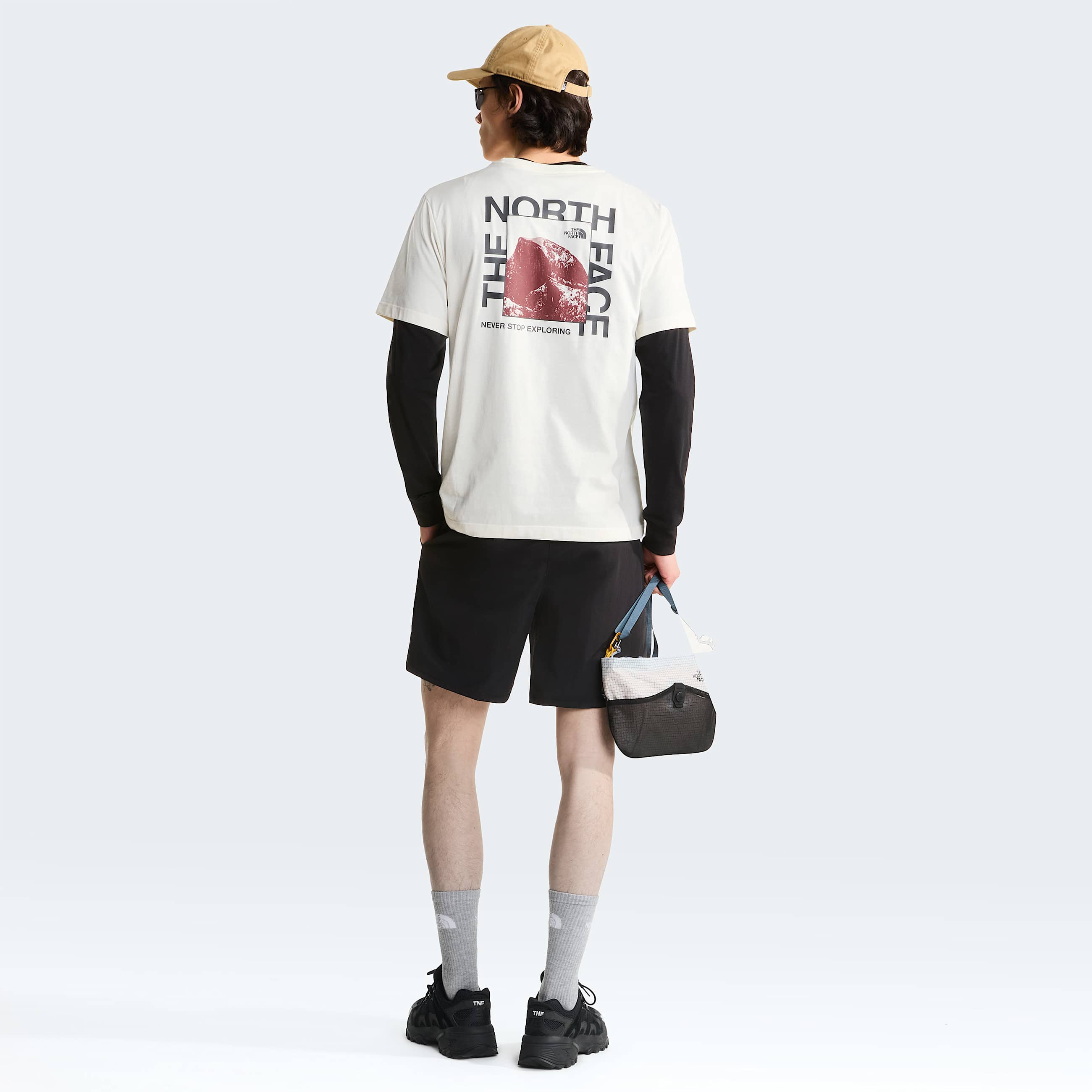 Tshirt Half Dome Printed Regular da uomo TNF ALT2