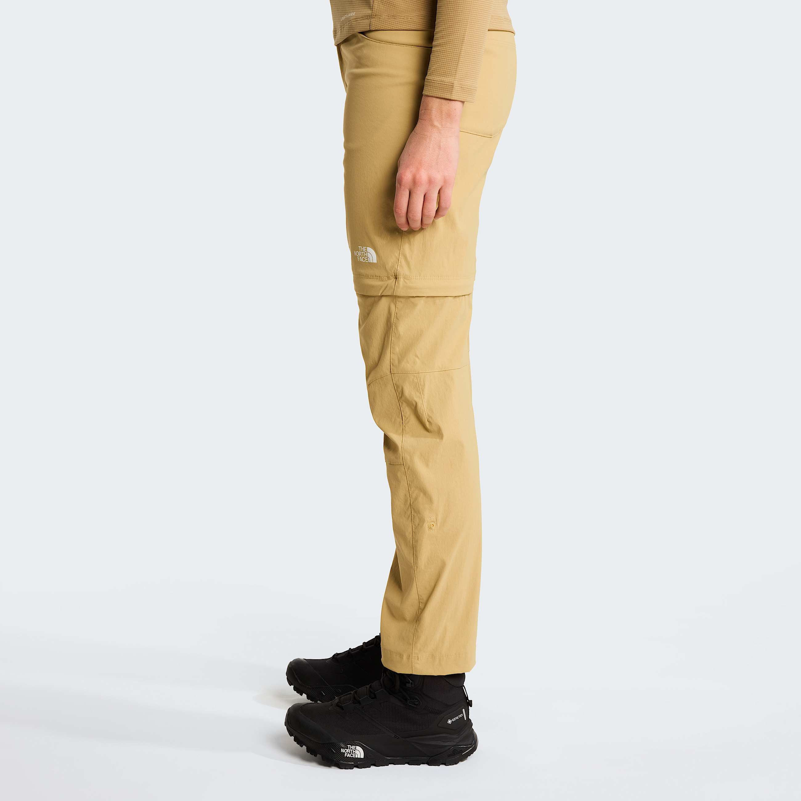 Womens Exploration Convertible Regular Straight Trousers TNF Khaki Stone ALT2