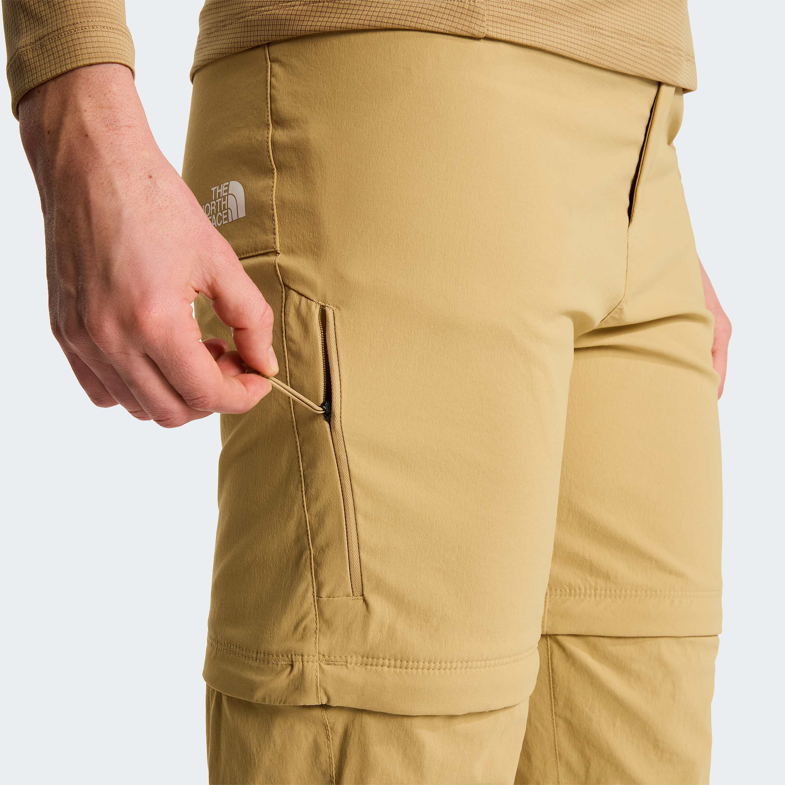 Womens Exploration Convertible Regular Straight Trousers TNF Khaki Stone ALT6