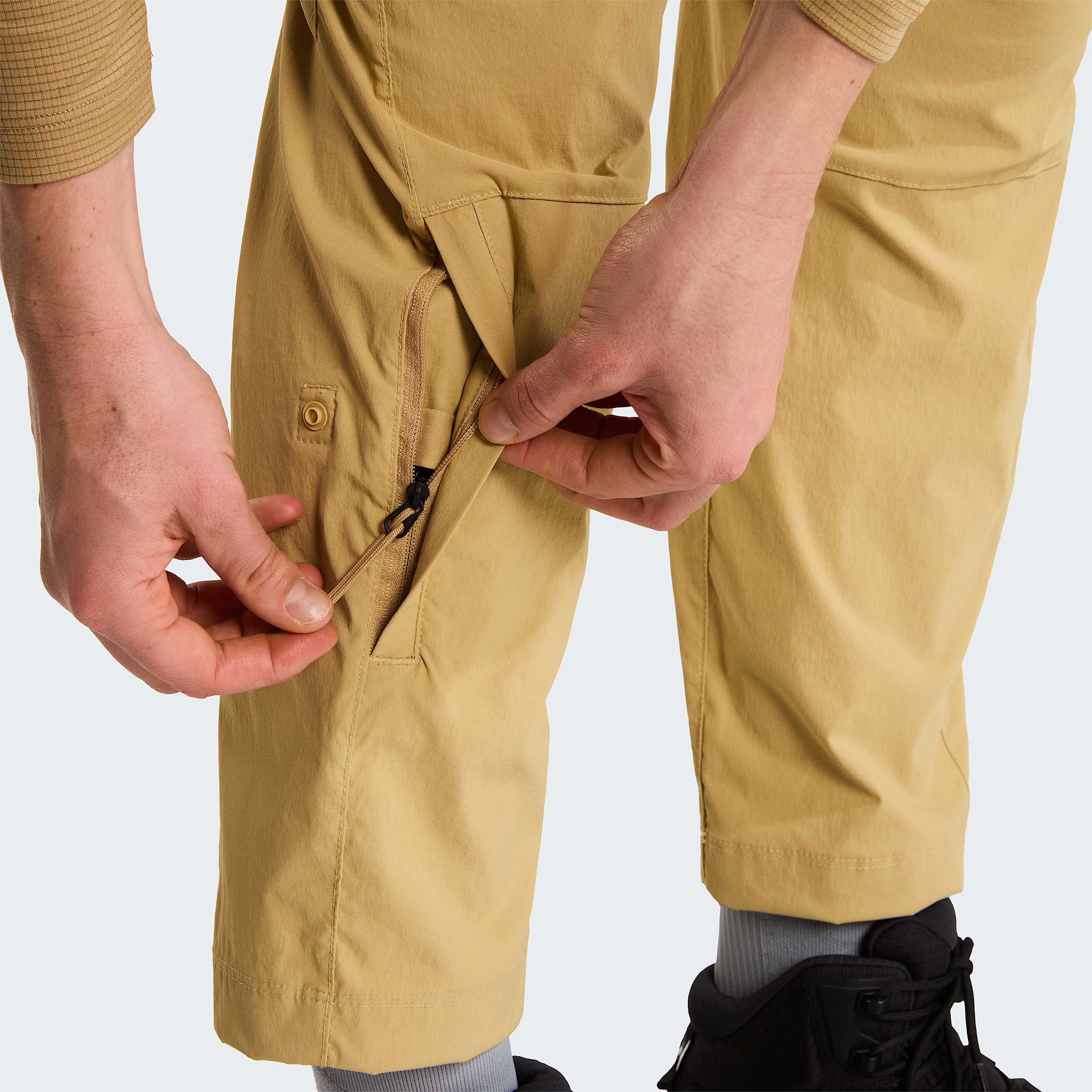 Womens Exploration Convertible Regular Straight Trousers TNF Khaki Stone ALT9