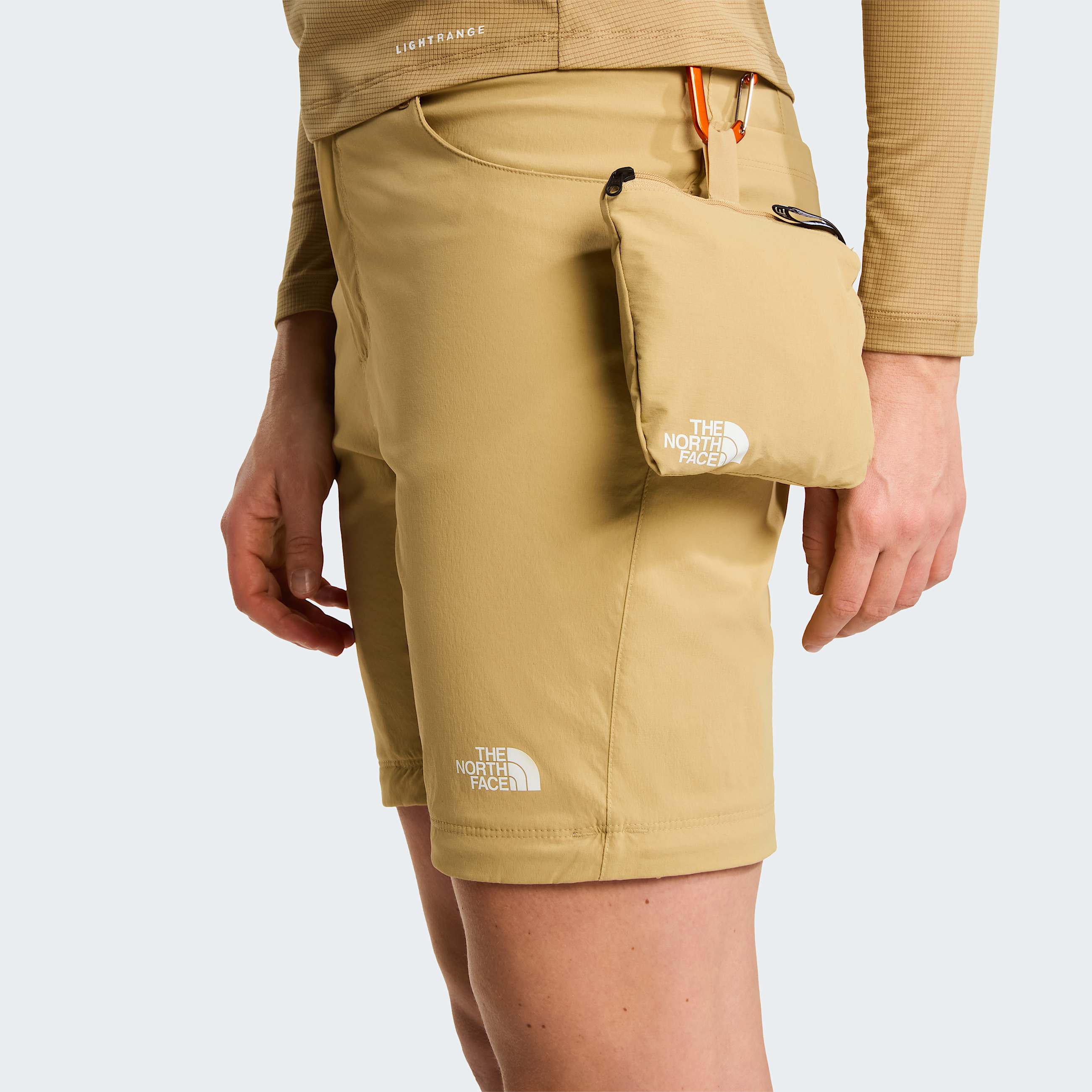 Womens Exploration Convertible Regular Straight Trousers TNF Khaki Stone ALT12