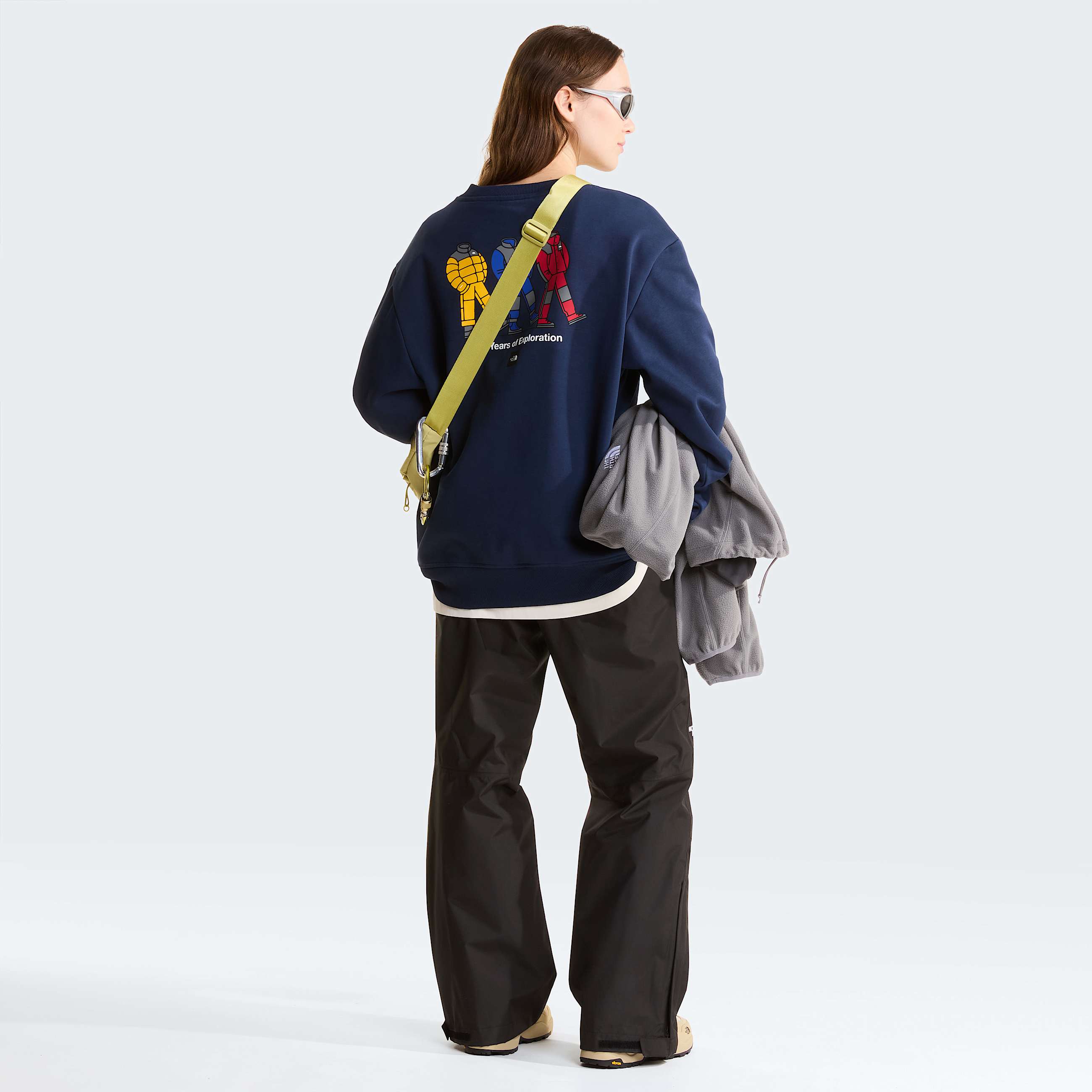 TNF Celebration Avslappnad Grafisk Sweatshirt Unisex TNF ALT11