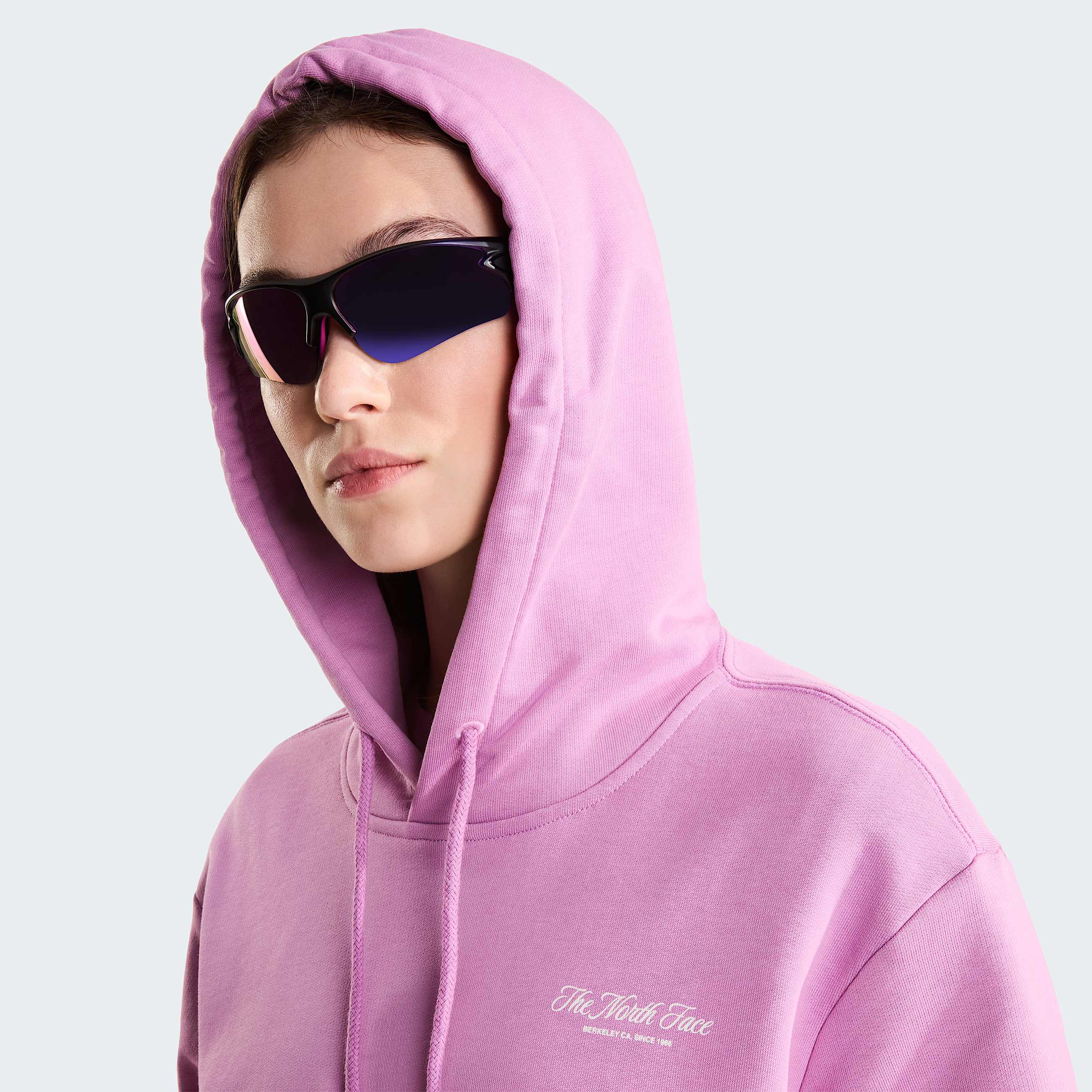 Womens Inspire Exploration Relaxed Hoodie TNF Hushed LavenderWhite Dune ALT4