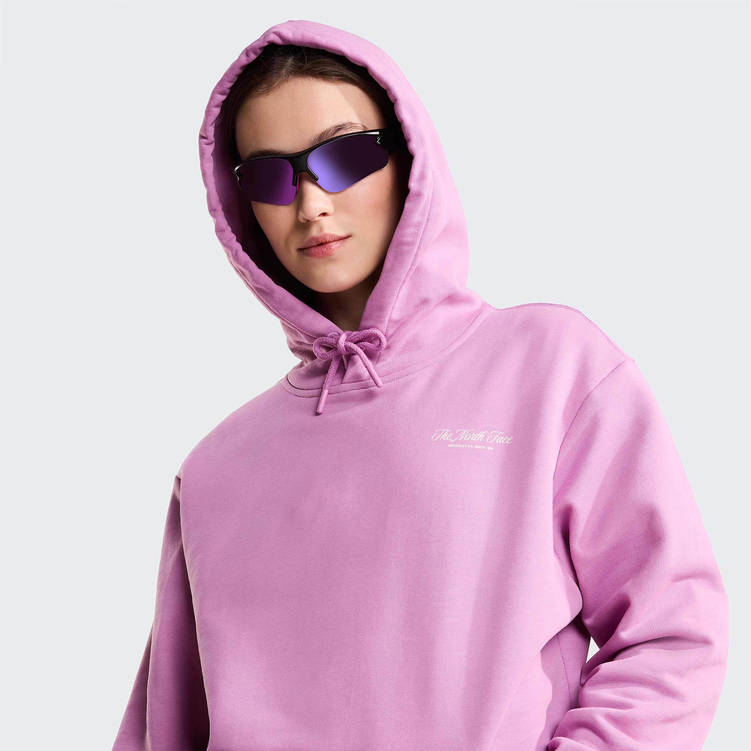 Womens Inspire Exploration Relaxed Hoodie TNF Hushed LavenderWhite Dune ALT7