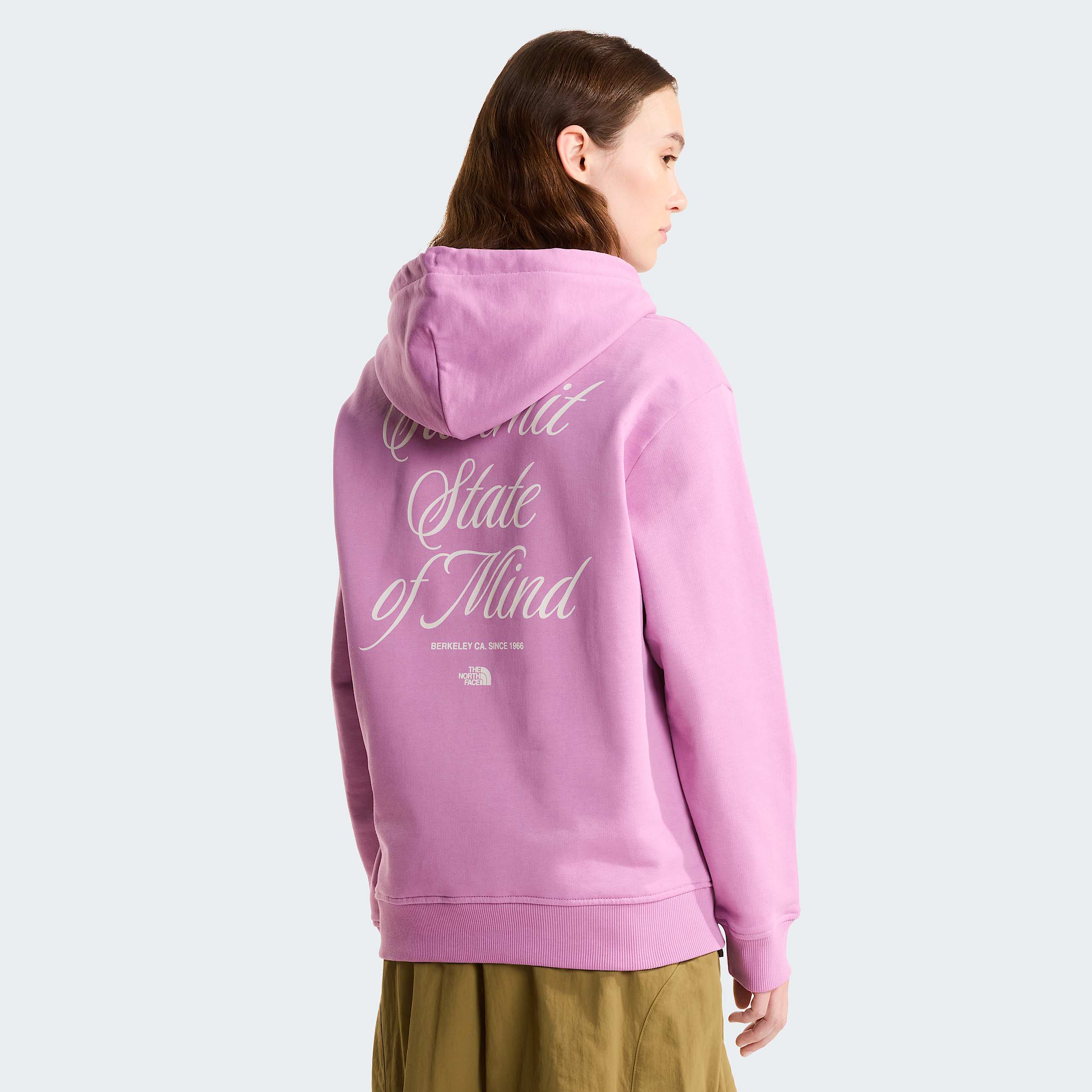 Womens Inspire Exploration Relaxed Hoodie TNF Hushed LavenderWhite Dune HERO