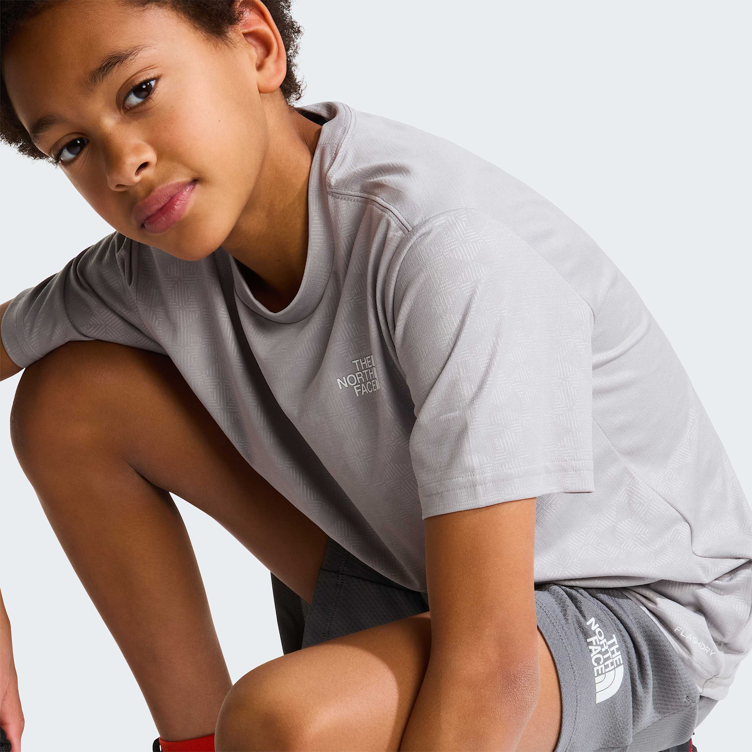 Pantaloncini in maglia di poliestere da ragazzi TNF ALT5