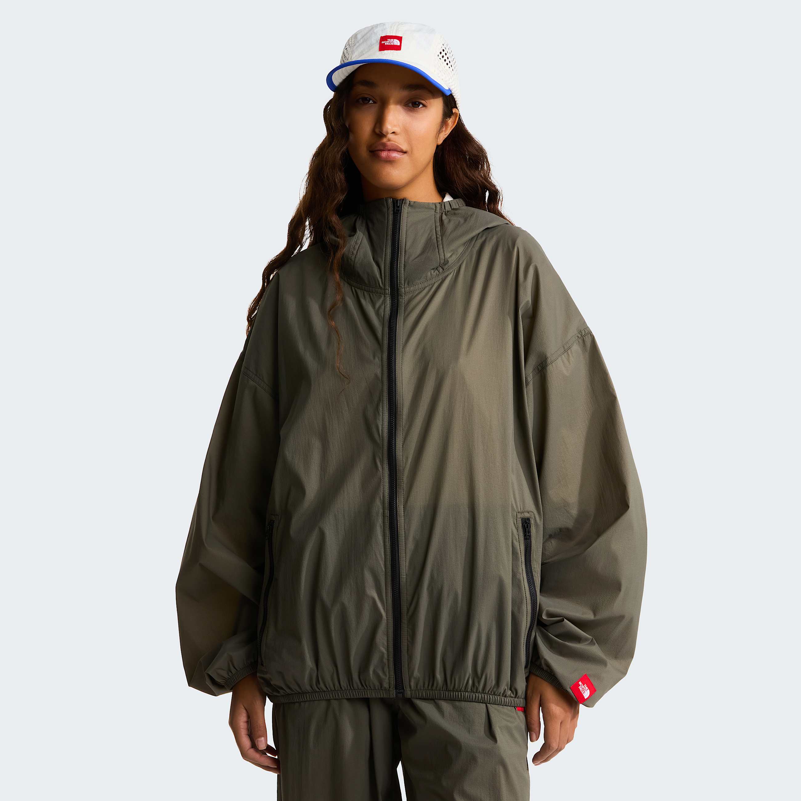 Unisex Red Box Packable Hooded Wind Jacket TNF ALT12