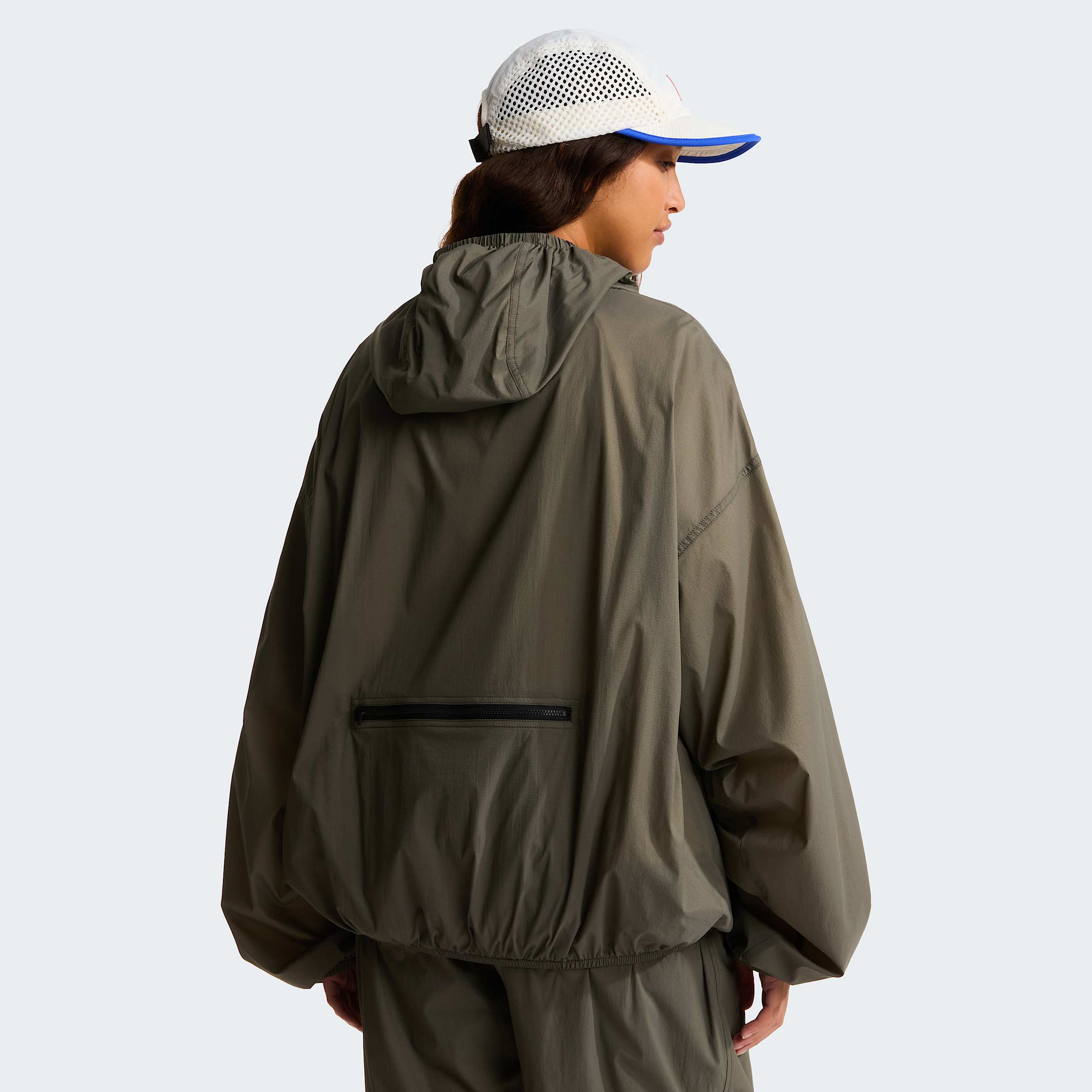 Unisex Red Box Packable Hooded Wind Jacket TNF ALT15