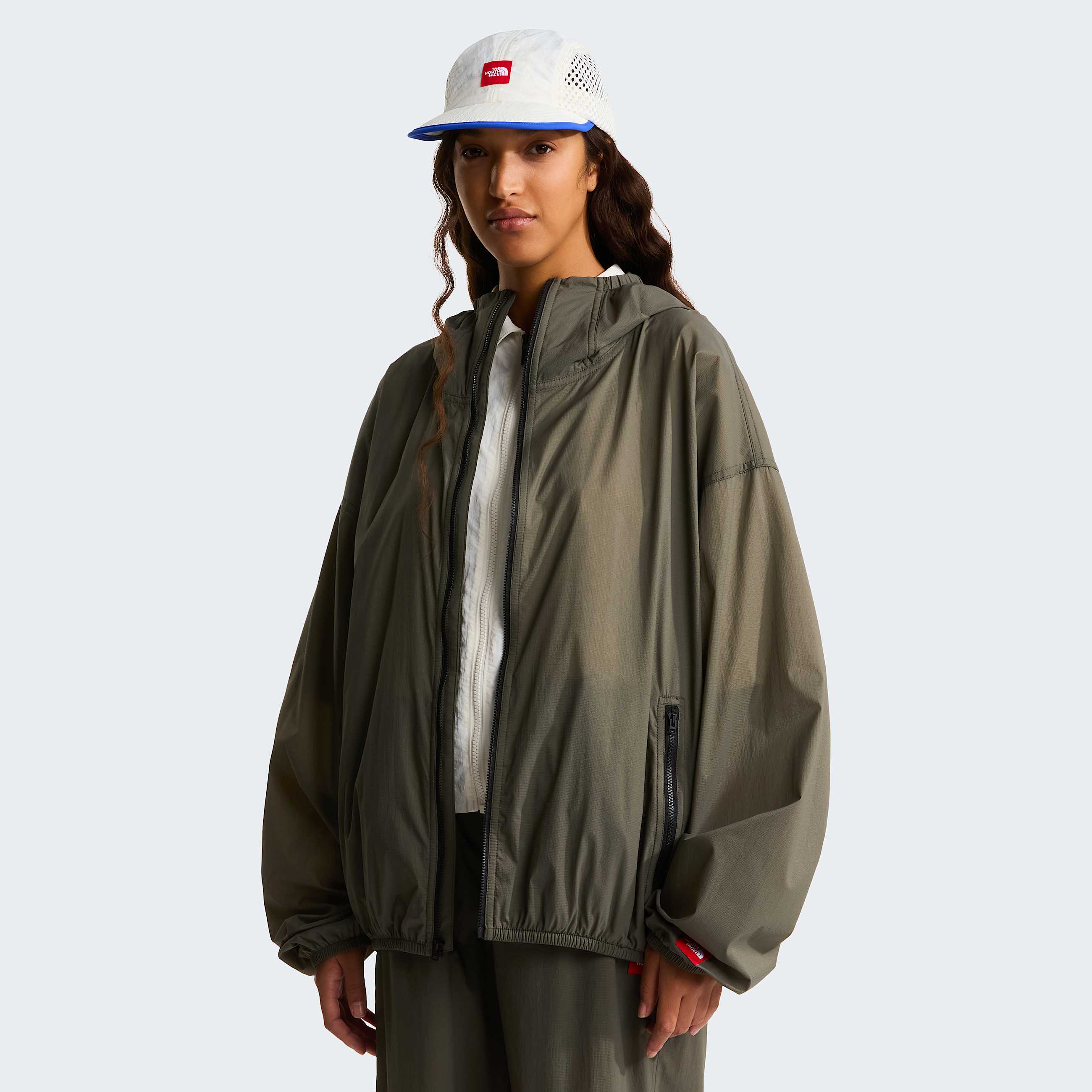 Unisex Red Box Packable Hooded Wind Jacket TNF ALT16