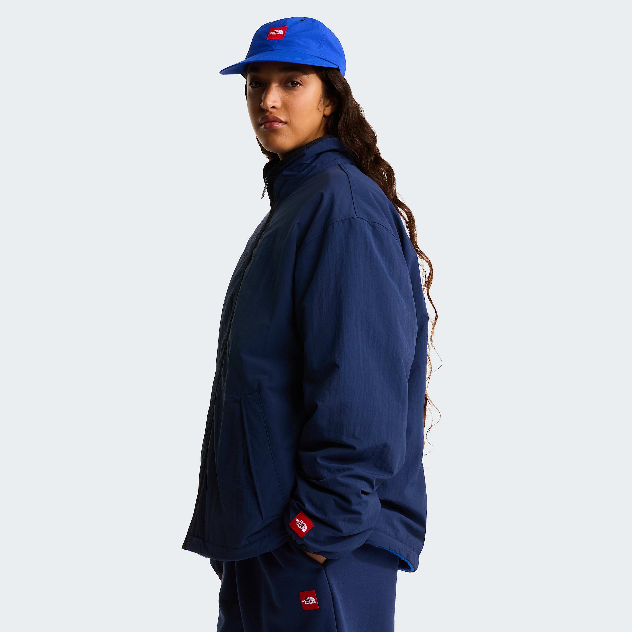 Uniseks Red Box Reversible Fleecejas TNF Summit NavyTNF Blue ALT15