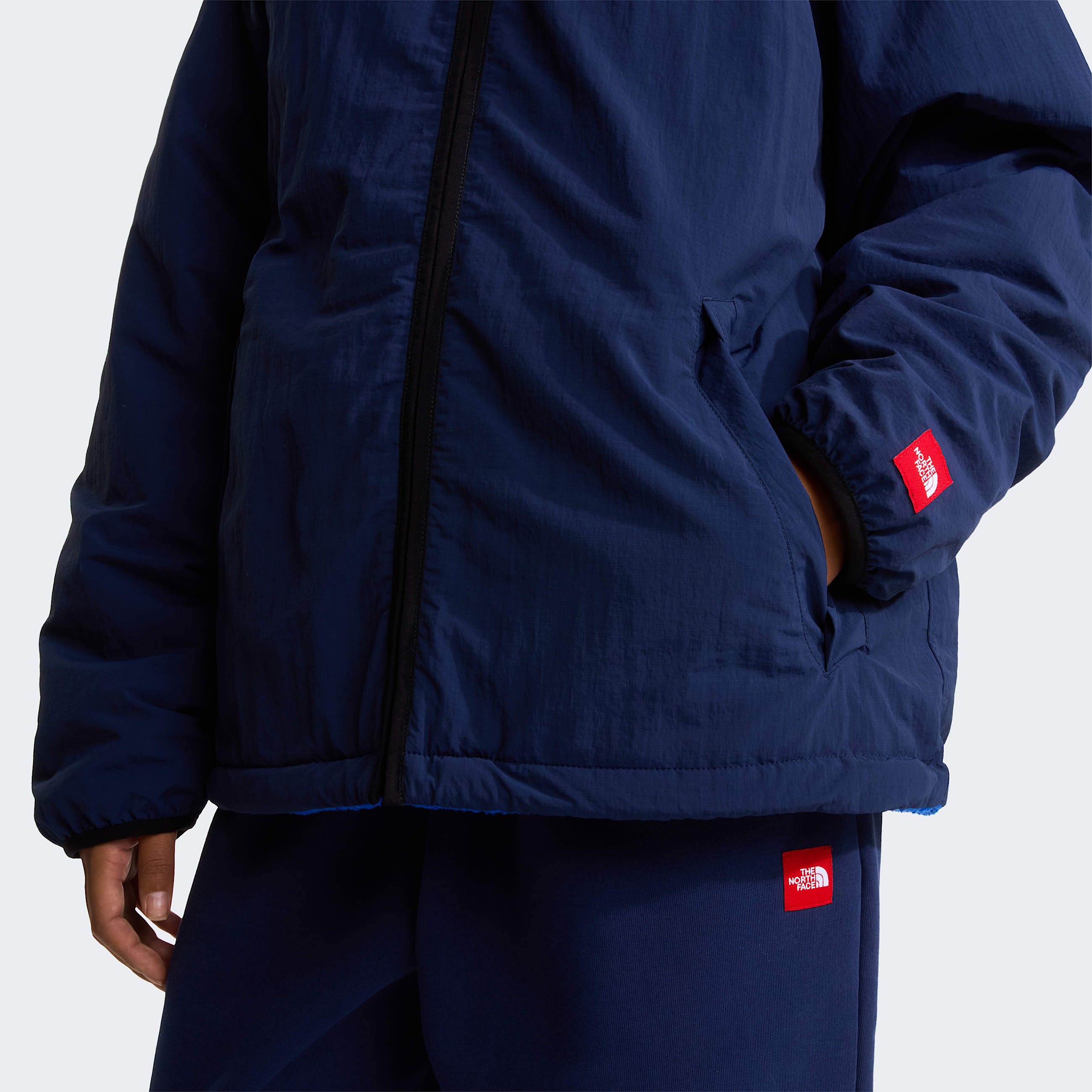 Uniseks Red Box Reversible Fleecejas TNF Summit NavyTNF Blue ALT19