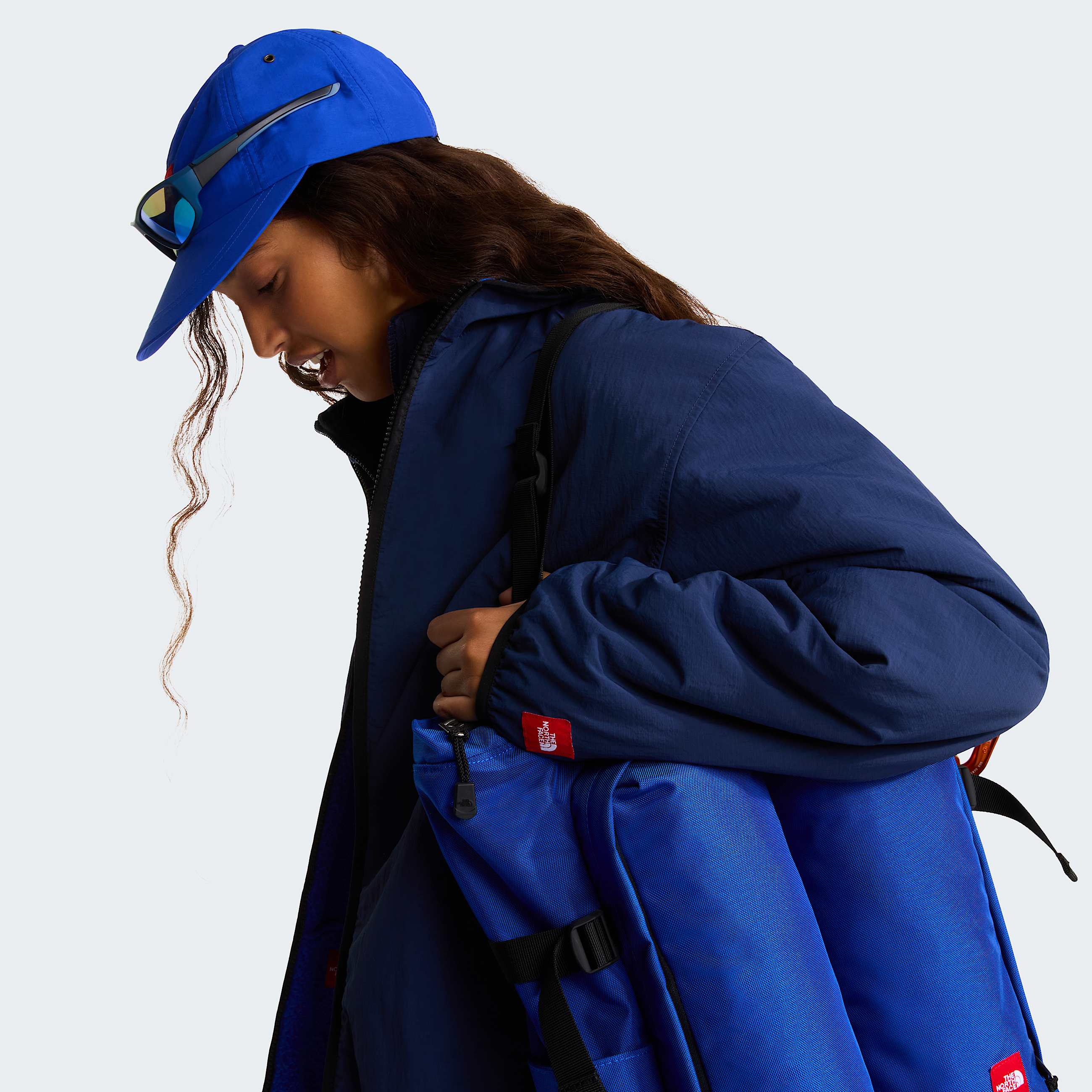 Uniseks Red Box Reversible Fleecejas TNF Summit NavyTNF Blue ALT21