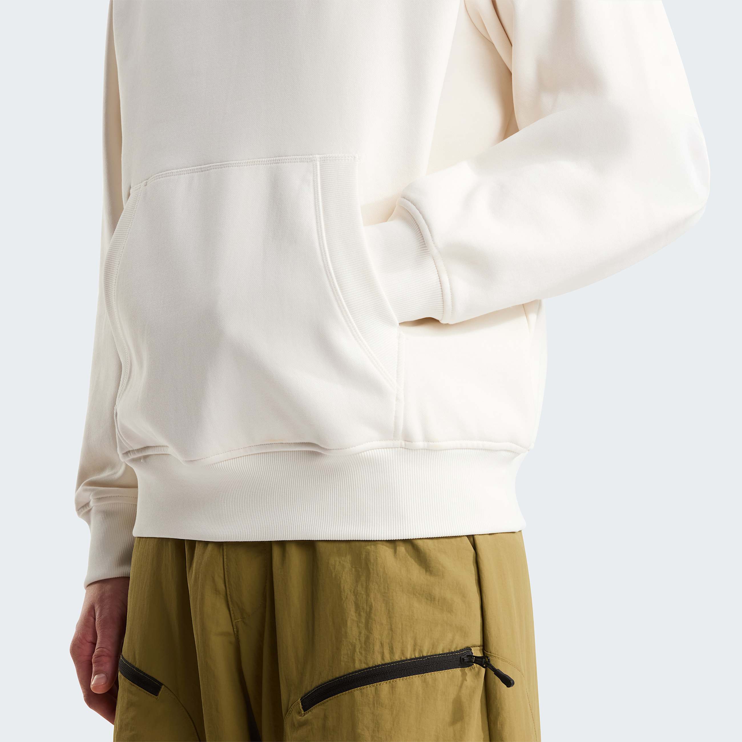 Uniseks Mountain Celebration Relaxed Graphic hoodie TNF White Dune ALT7