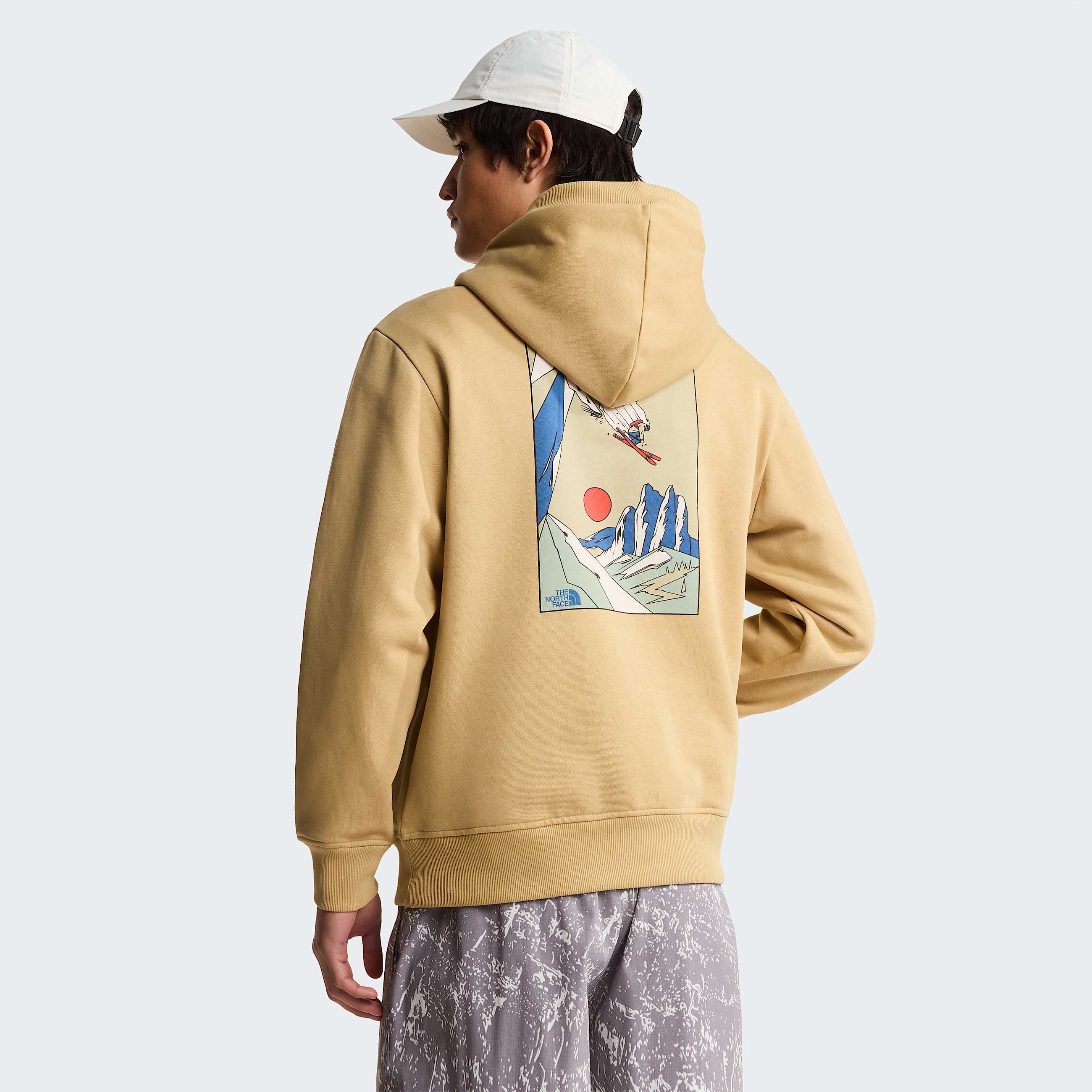 Felpa con cappuccio Mountain Celebration Relaxed con grafica unisex TNF ALT2
