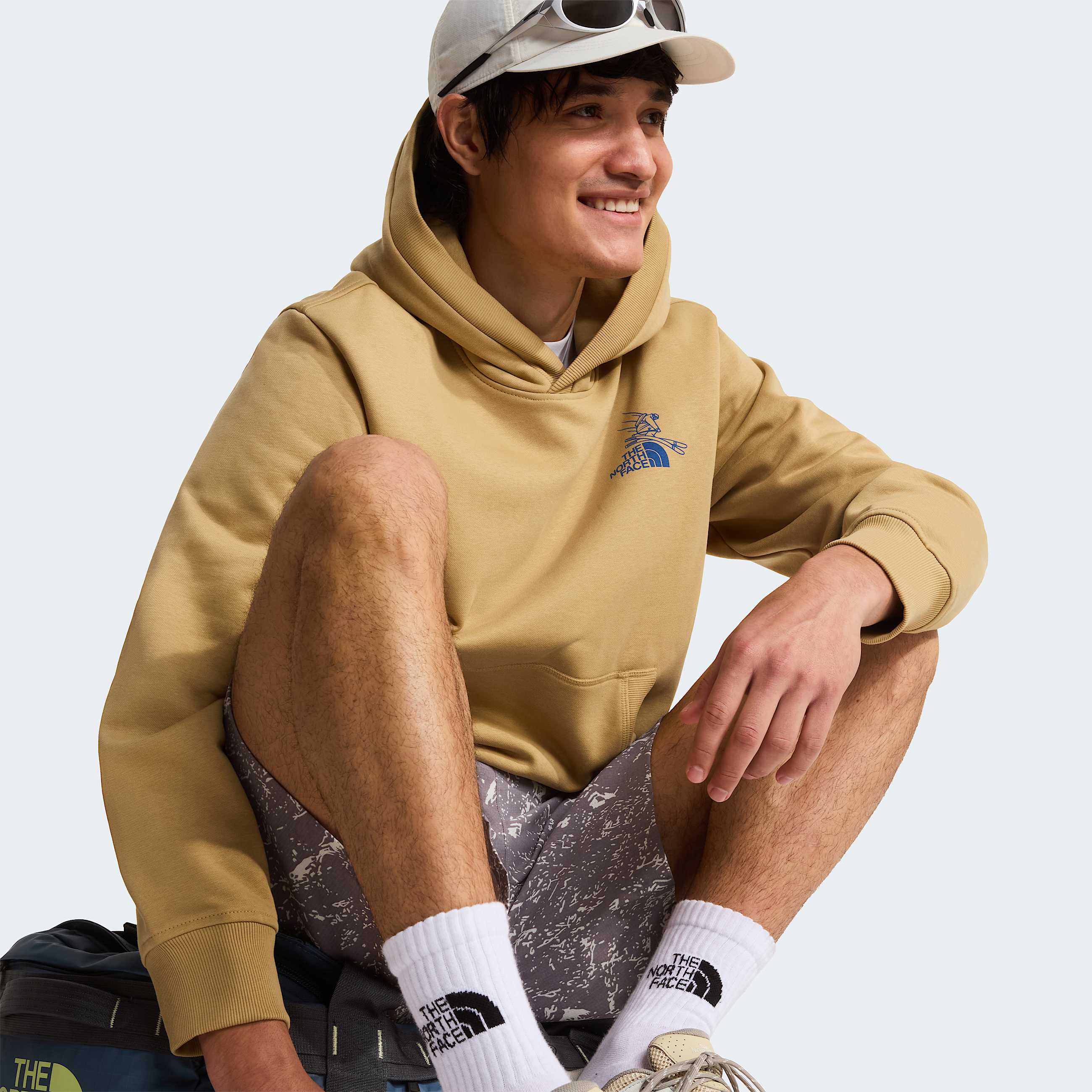 Felpa con cappuccio Mountain Celebration Relaxed con grafica unisex TNF ALT9