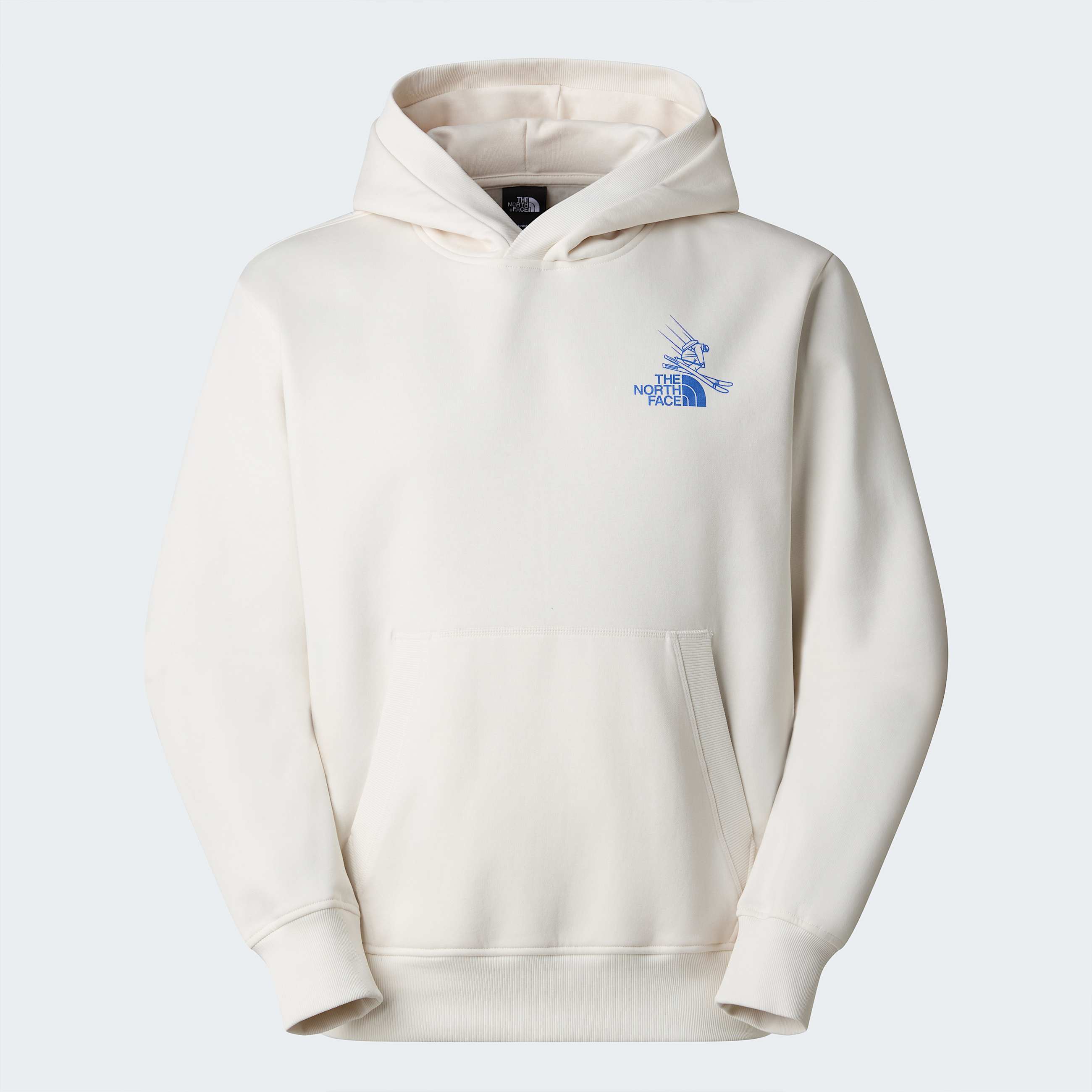 Uniseks Mountain Celebration Relaxed Graphic hoodie TNF White Dune ALT1