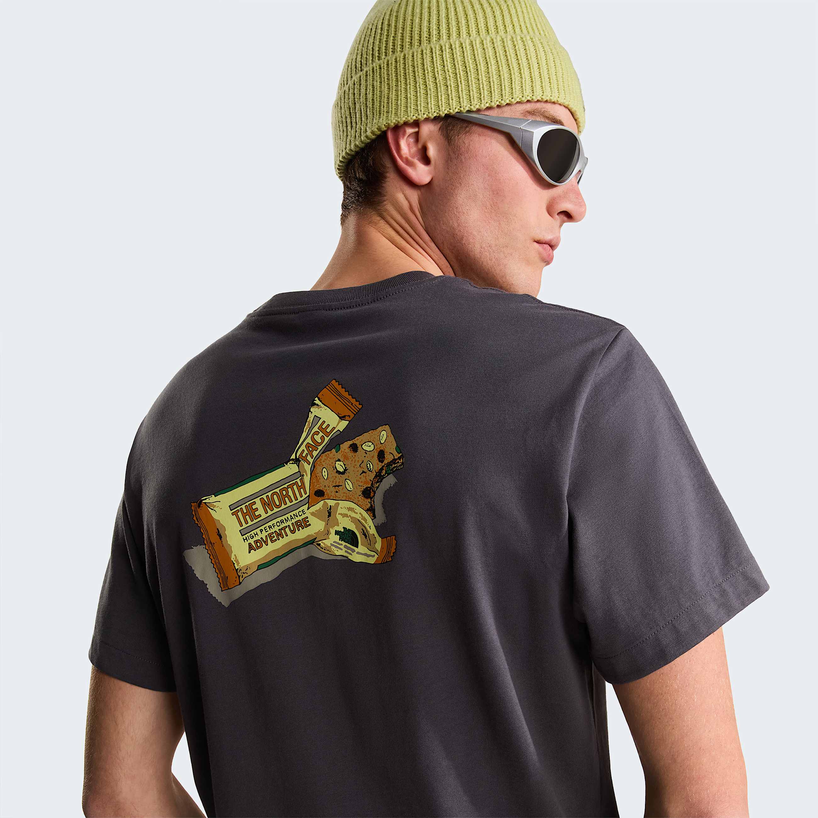 Unisex TNF Snack Relaxed Graphic TShirt TNF Anthracite Grey ALT8