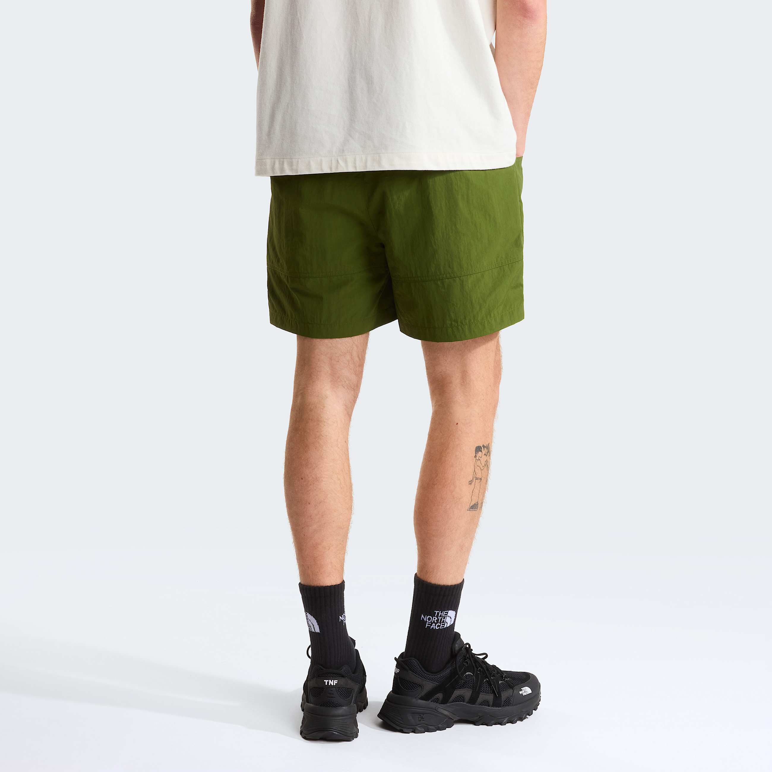 Unisex Red Box Nylon Belted Shorts TNF ALT4