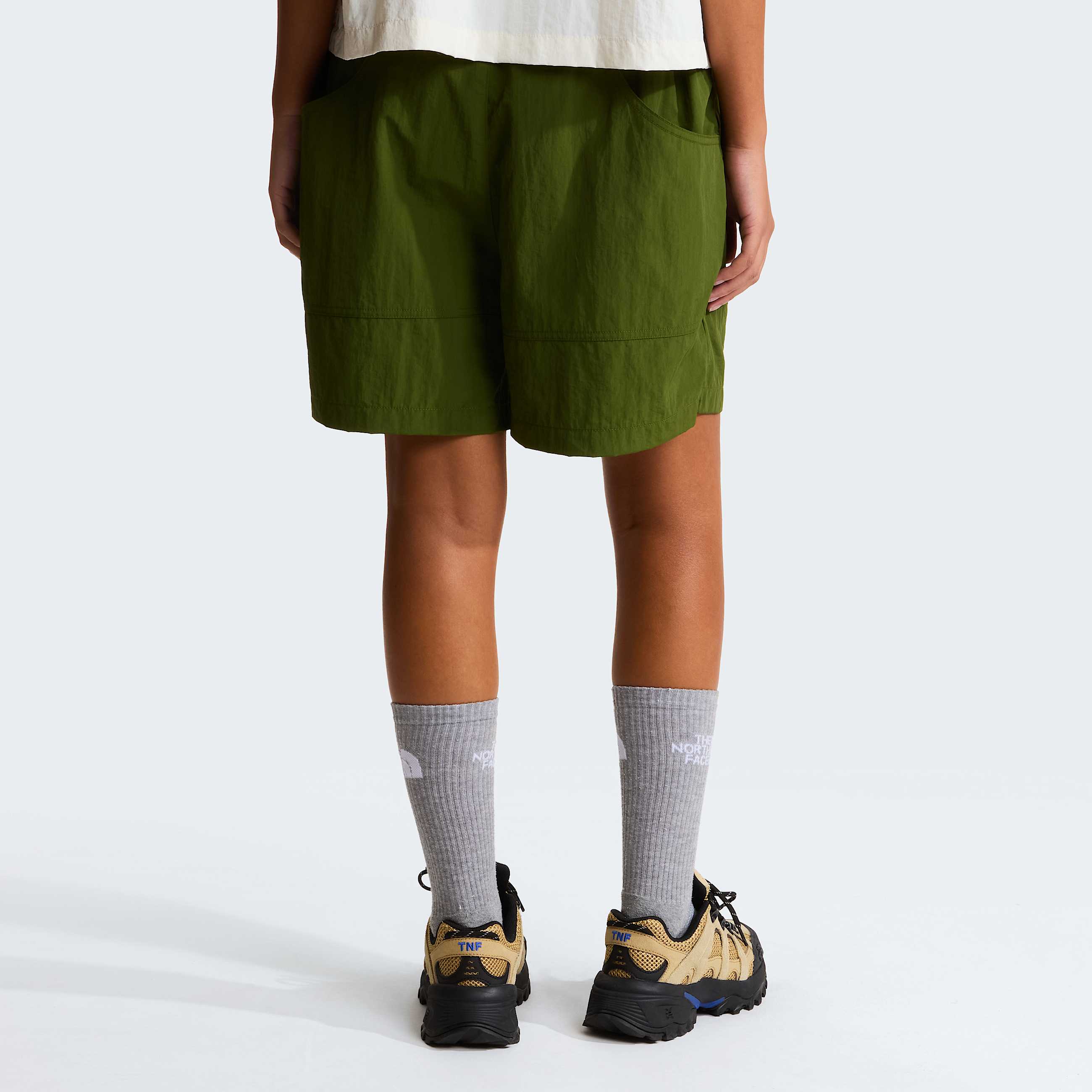 Unisex Red Box Nylon Belted Shorts TNF ALT12