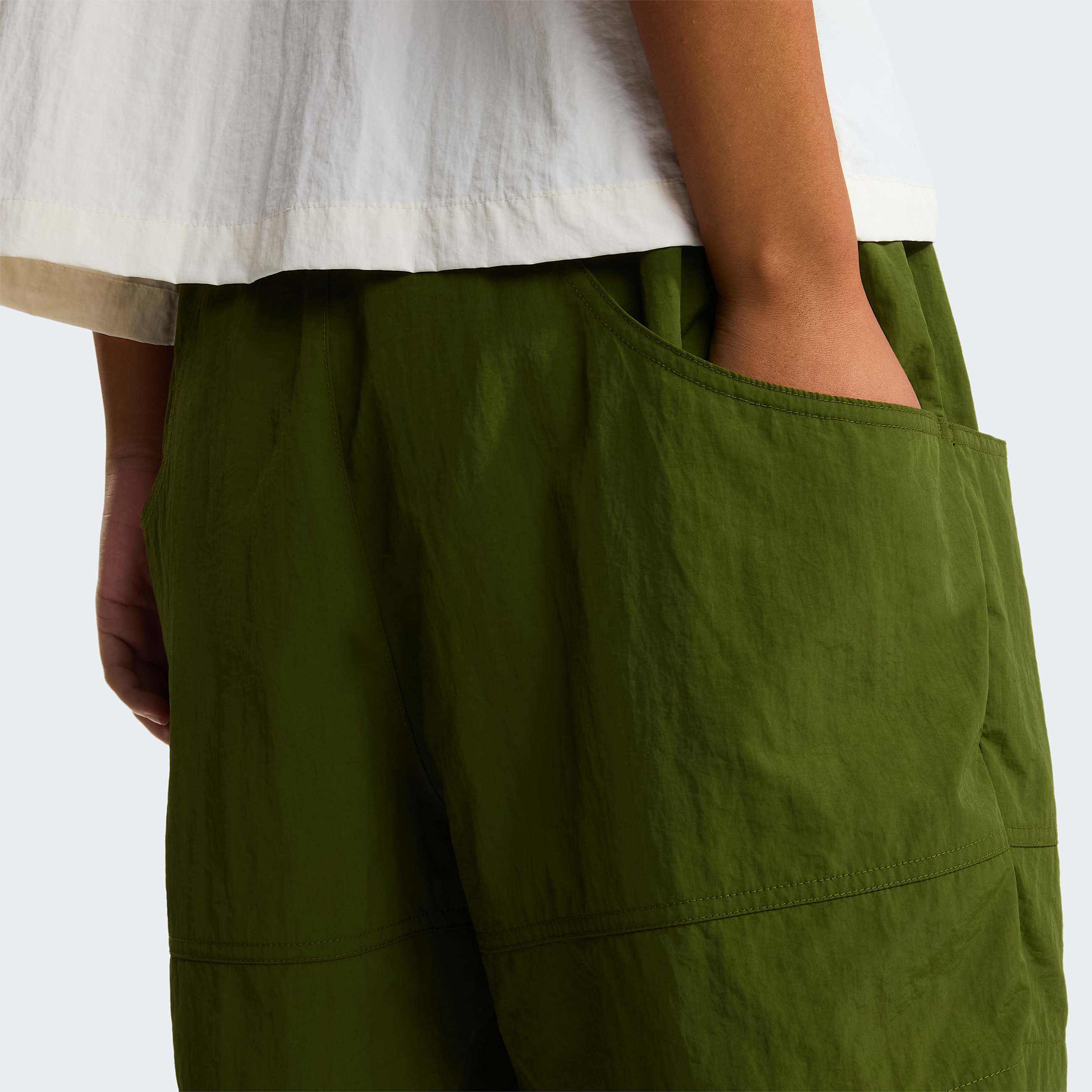 Unisex Red Box Nylon Belted Shorts TNF ALT15