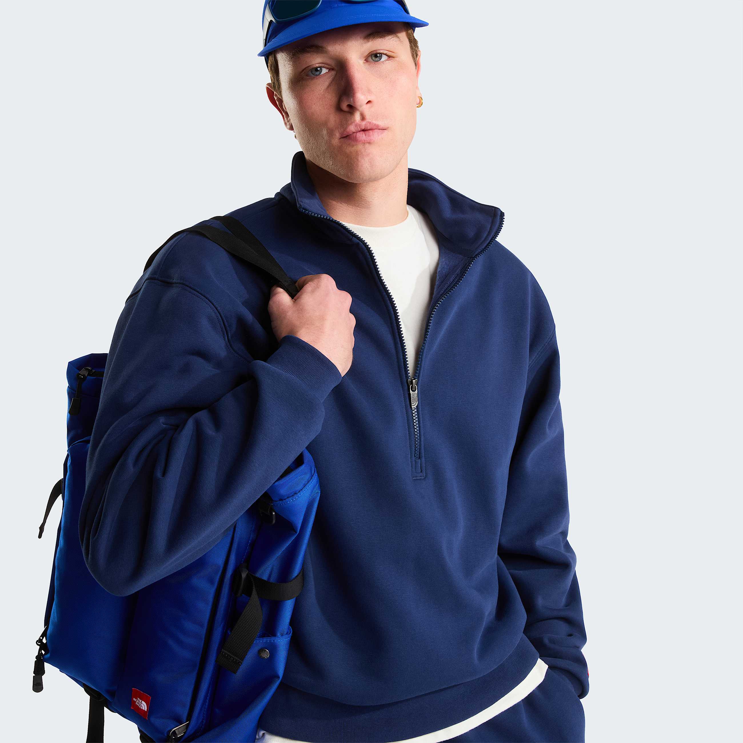 Unisex TNF Red Box Fleece Shorts TNF ALT6