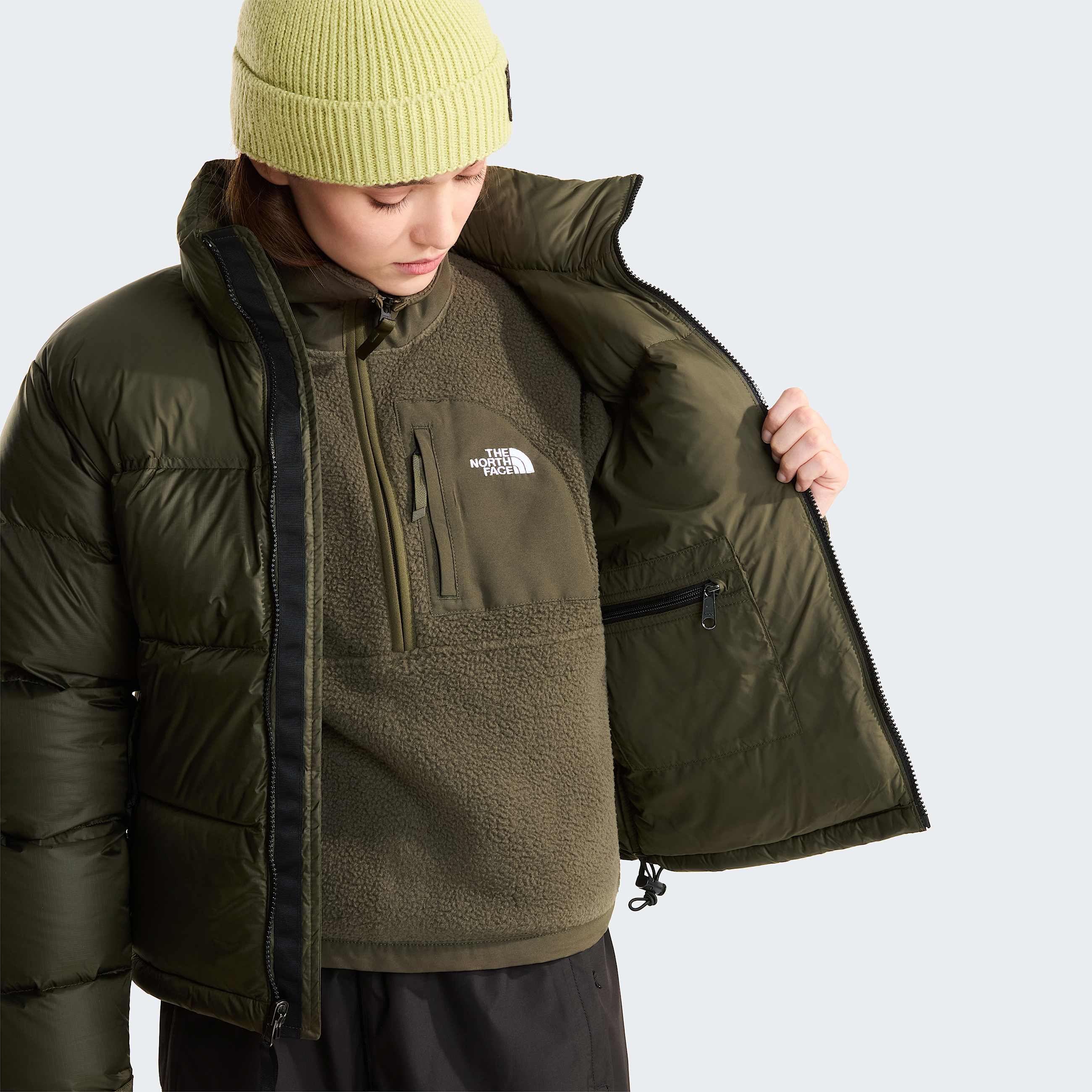 1996 Retro Nuptse Jacke fr Damen TNF ALT8